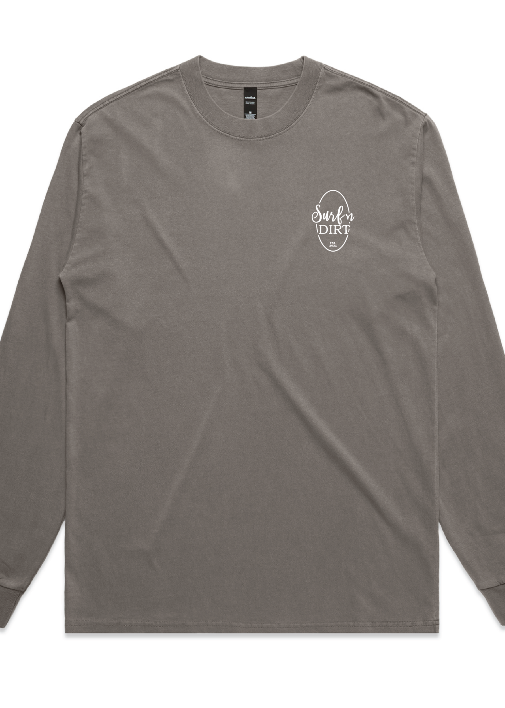 Surf n Dirt Surf n Dirt Long Sleeve - Faded Grey