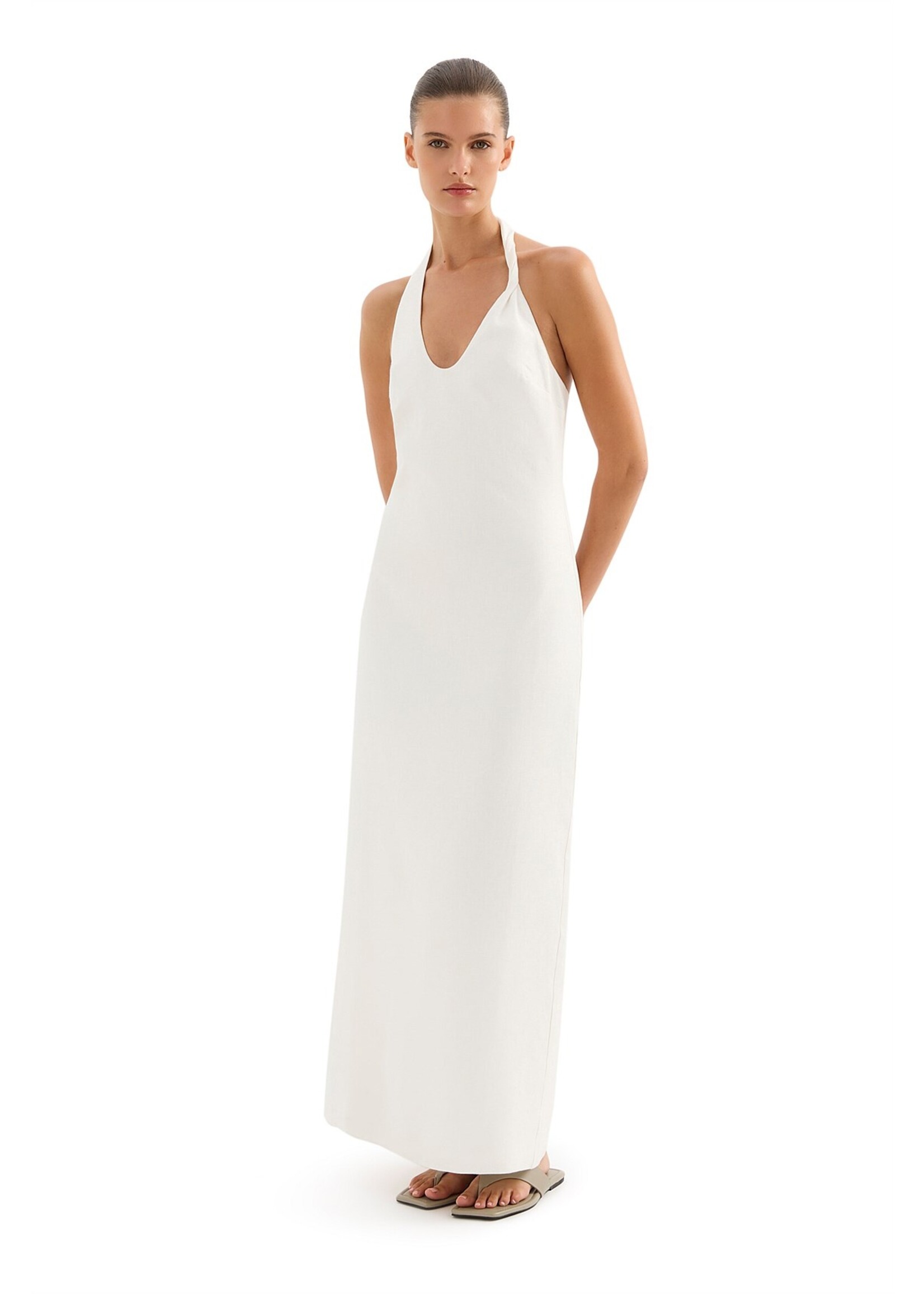 nude lucy Zayda Linen Dress