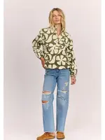 Waves In Bloom Fleece - Ranger