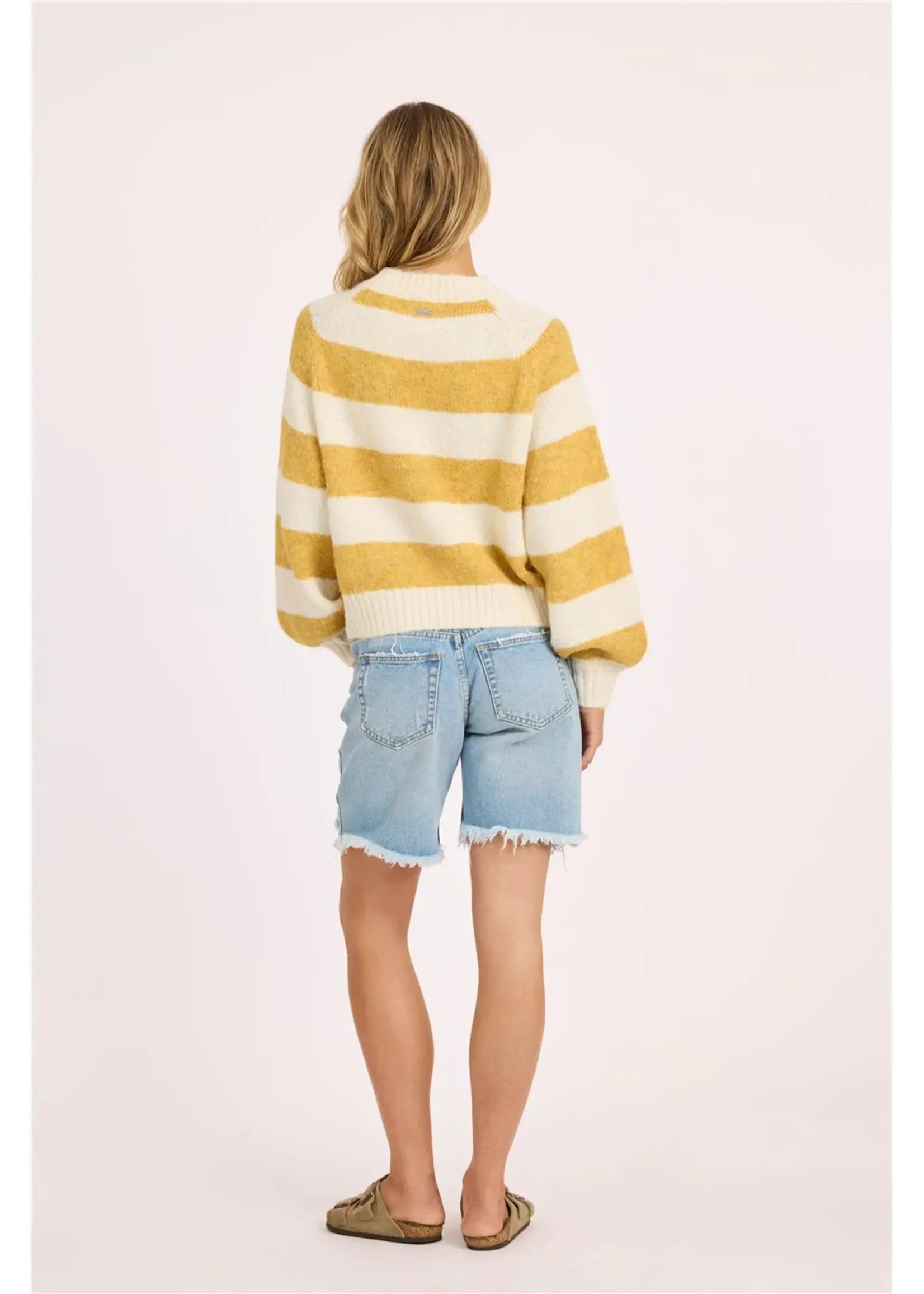 Face In The Sun Sweater - Honey Gold