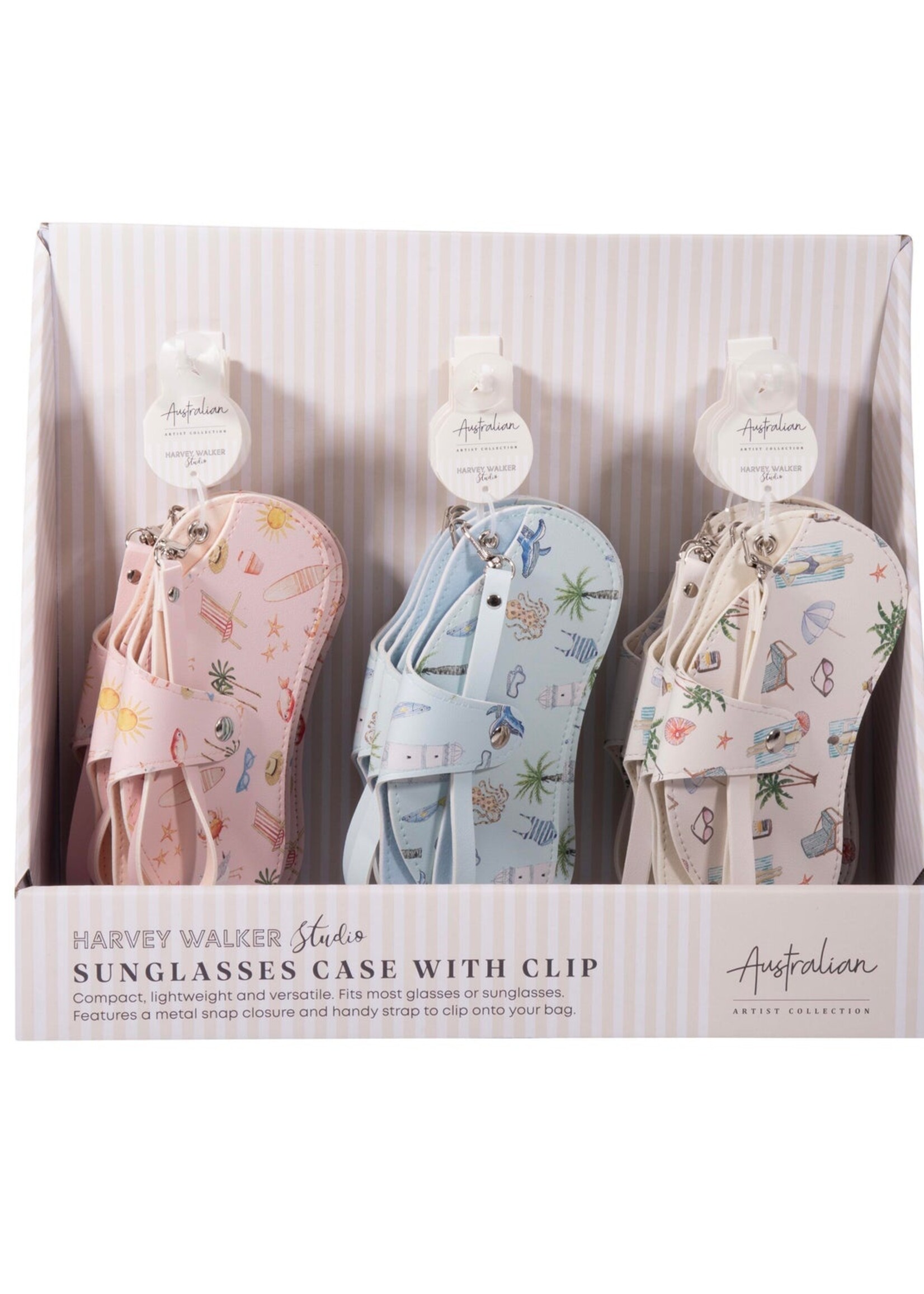 Sunglass Case With Clip