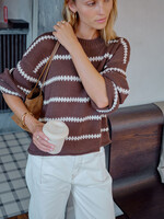 Ceres Life Lila Oversized Knit Crew