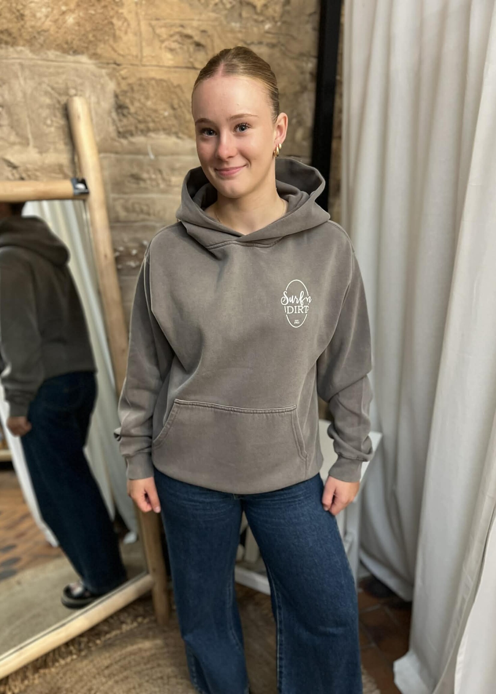 Surf n Dirt Surf n Dirt Hoodie - Faded Grey