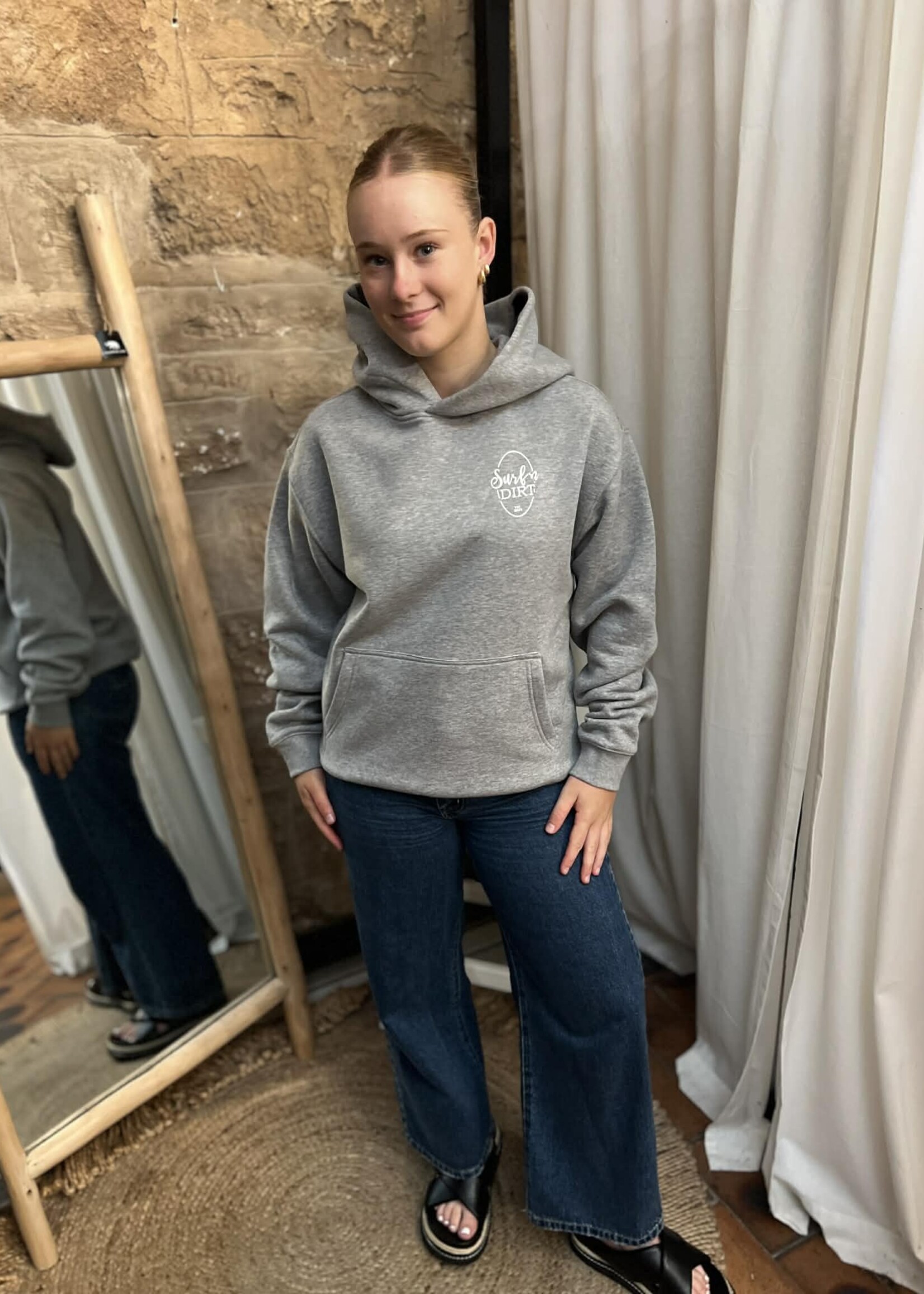 Surf n Dirt Surf n Dirt Hoodie - Grey Marle