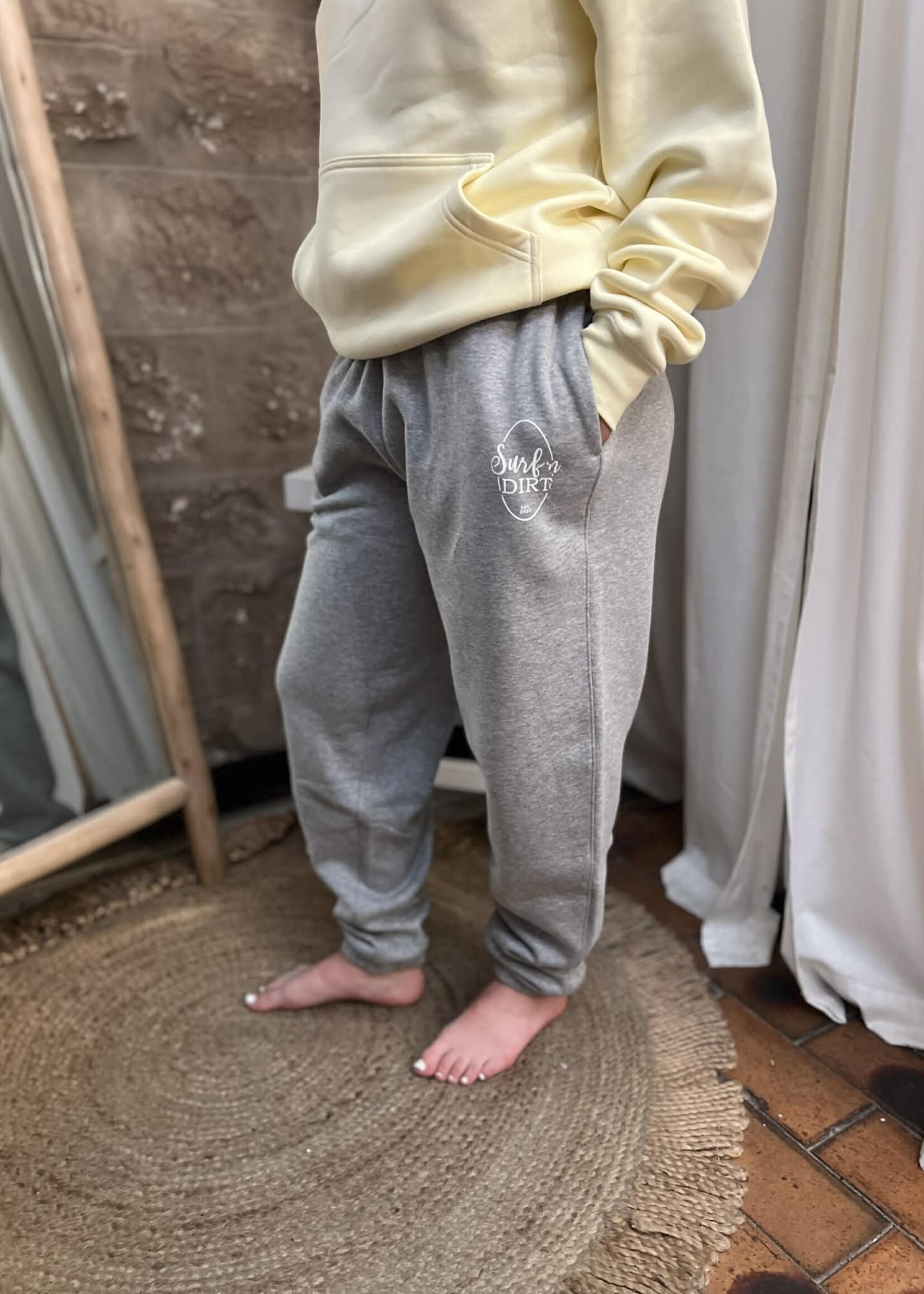 Surf n Dirt Surf n Dirt Trackpants - Grey Marle