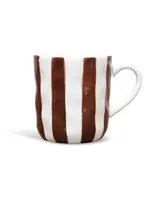Noss and Co Mug - Brown Stripe