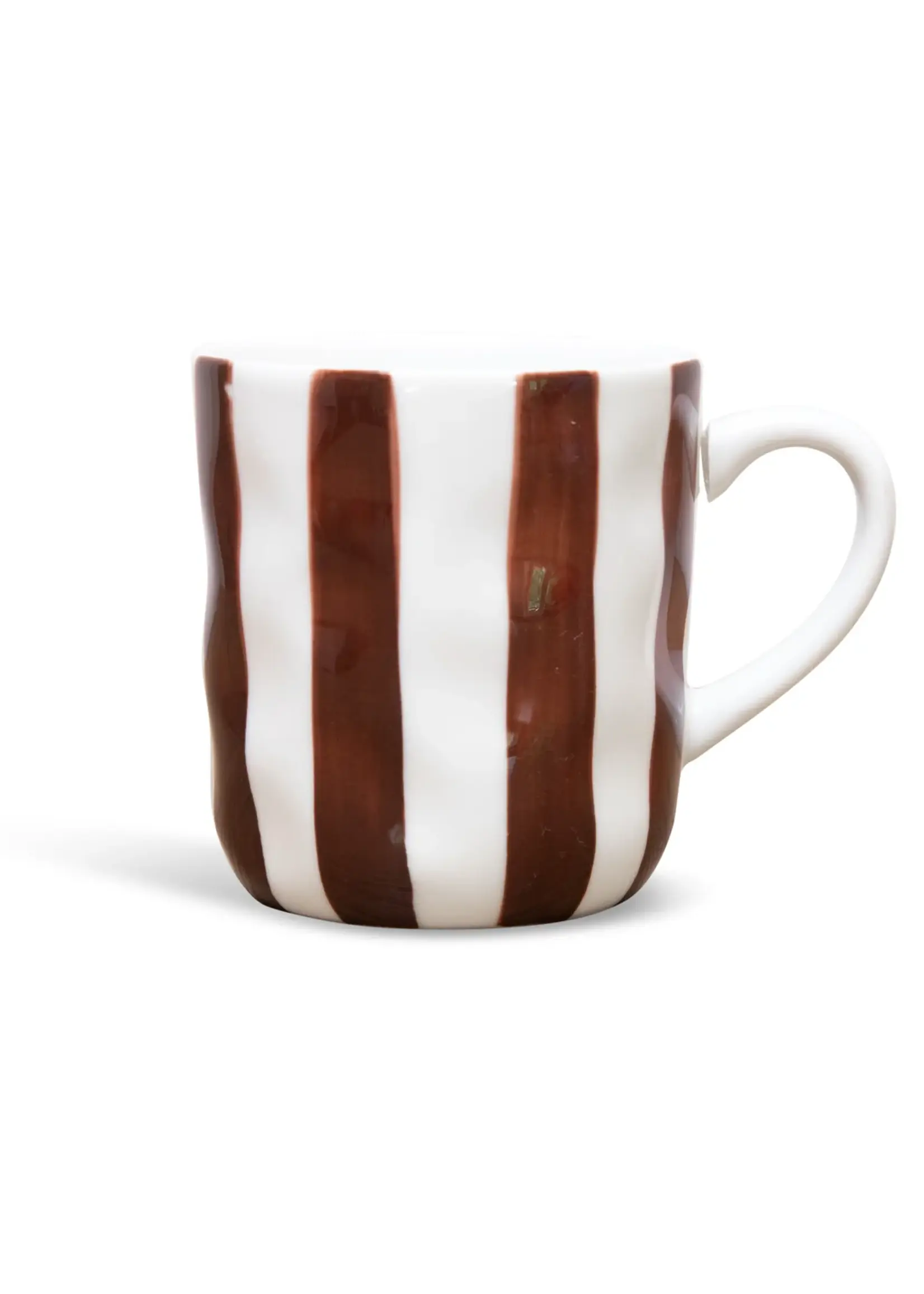 Noss and Co Mug - Brown Stripe