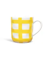 Mug - Yellow Gingham