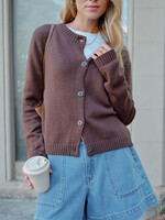Ceres Life Kelly Long Sleeve Knit - Chocolate