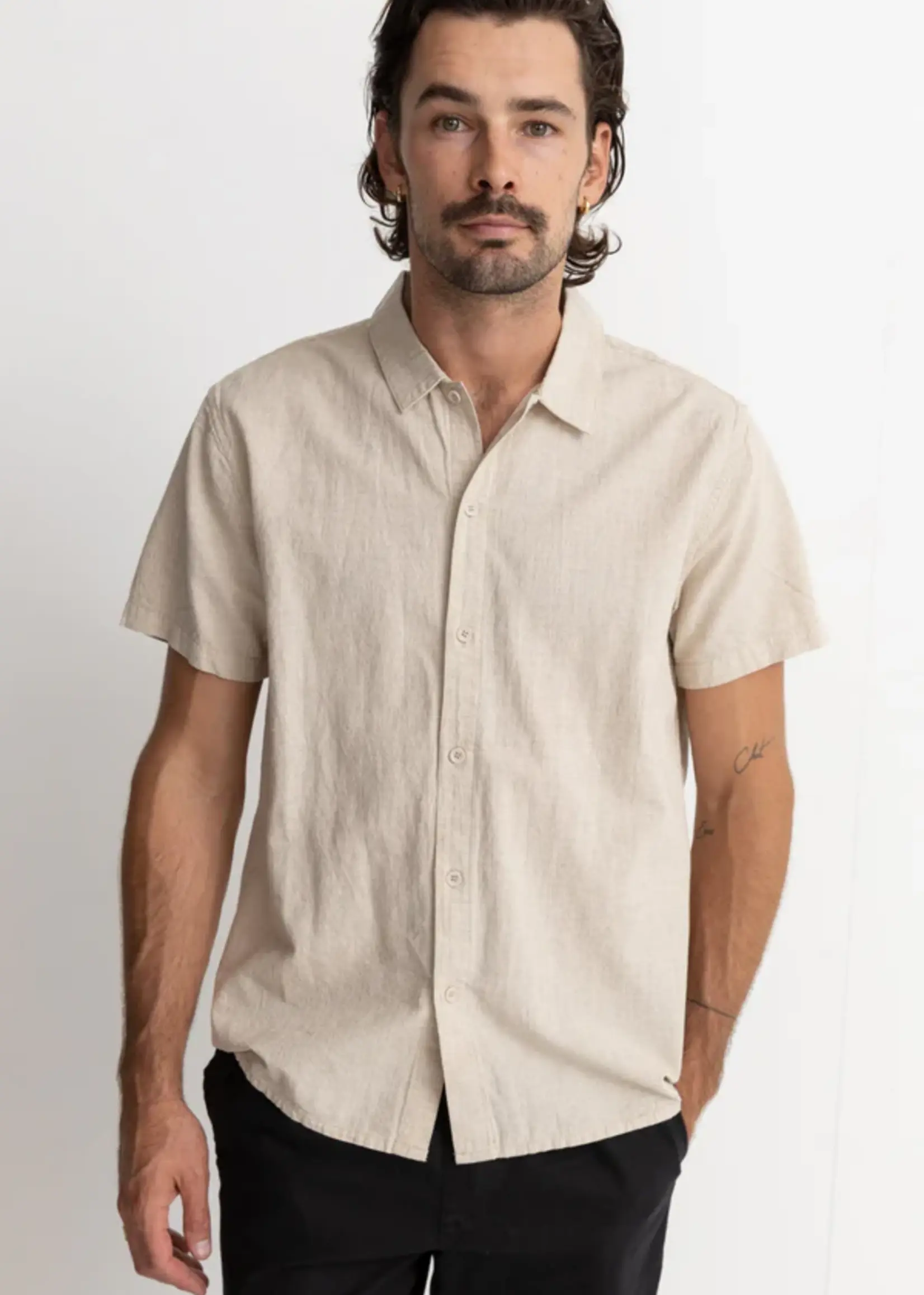 Rhythm Classic Linen SS Shirt