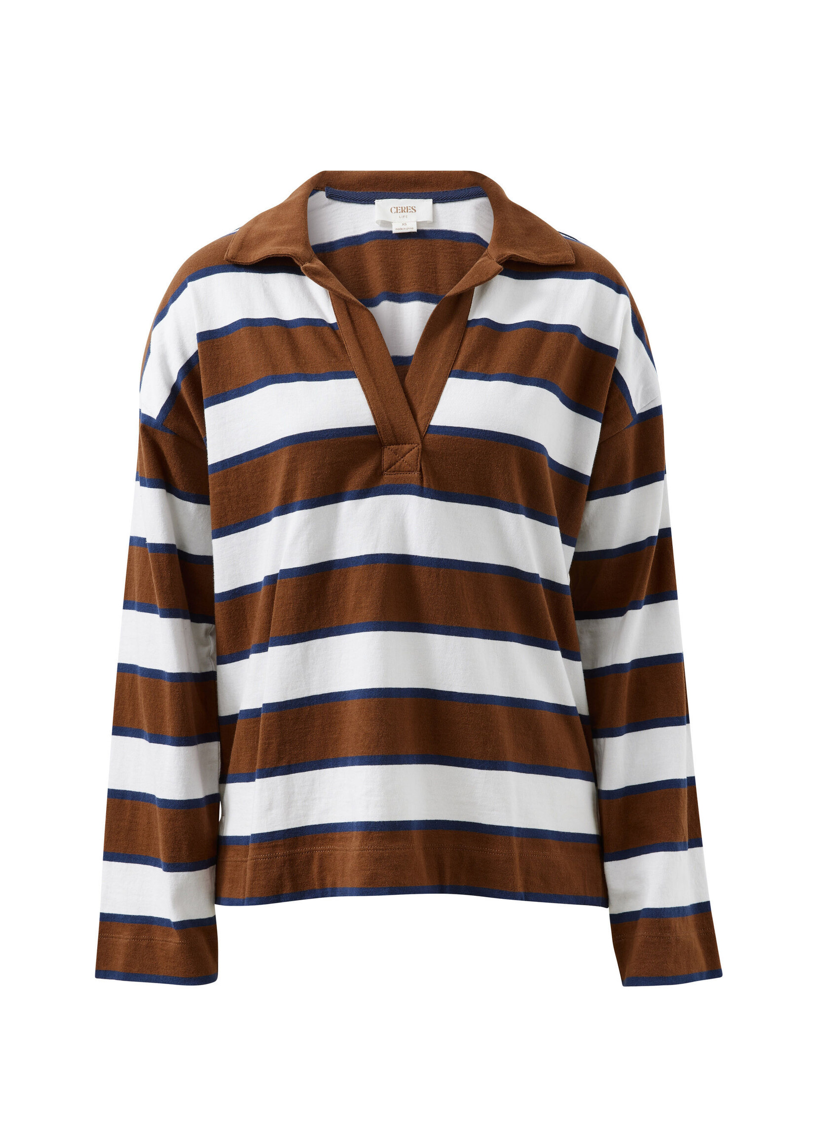 Ceres Life Shelby Slouchy Rugby Top