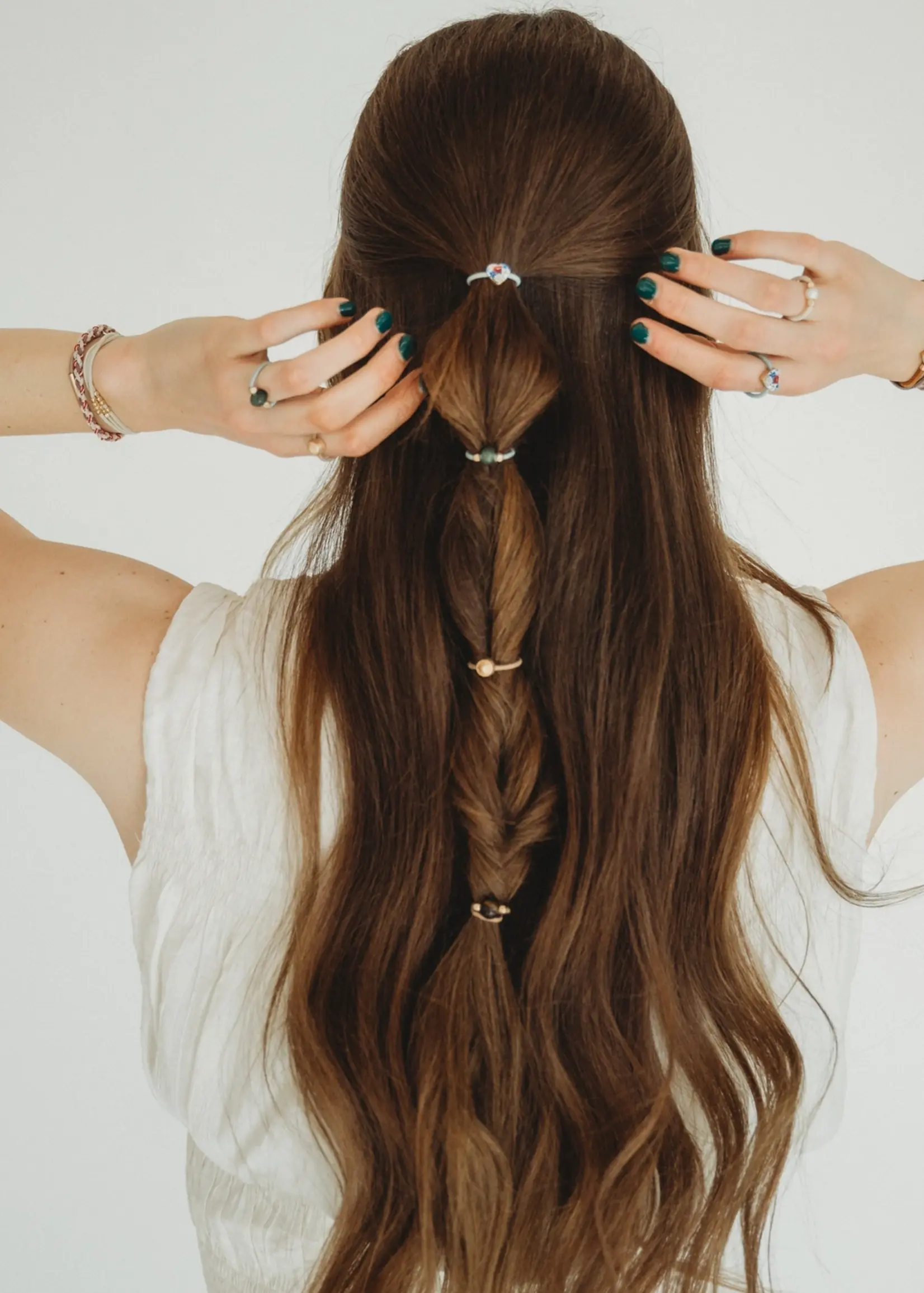 K'lani k'lani hair tie & rings