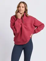 Foxwood College Contrast Zip Crew