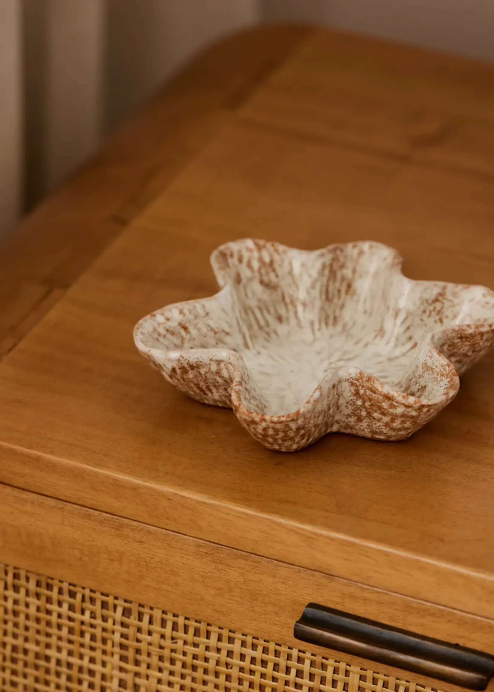 Dana Natural Glazed Wavy Dish Set