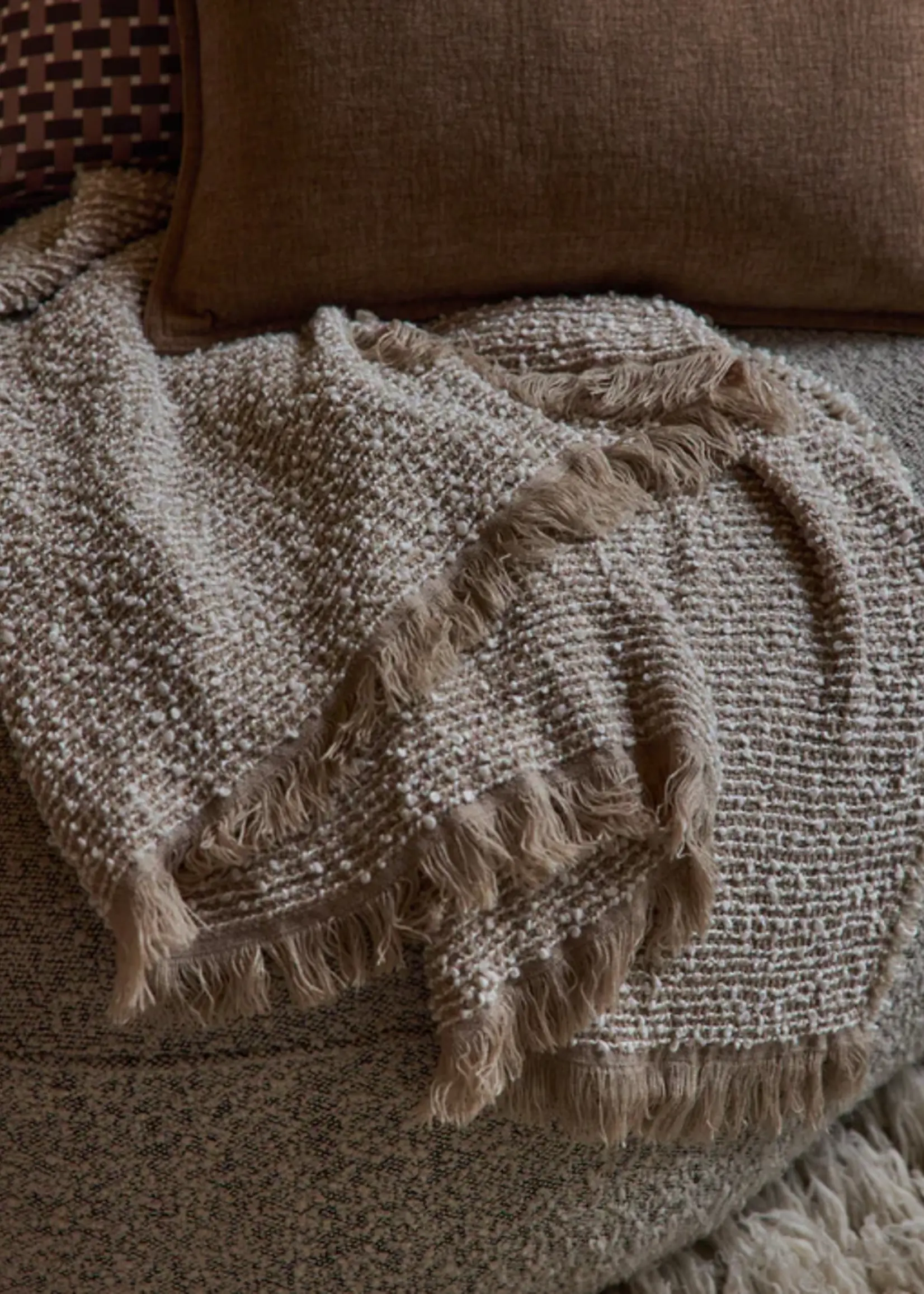 Madras Clara Beige Cream 160x200cm