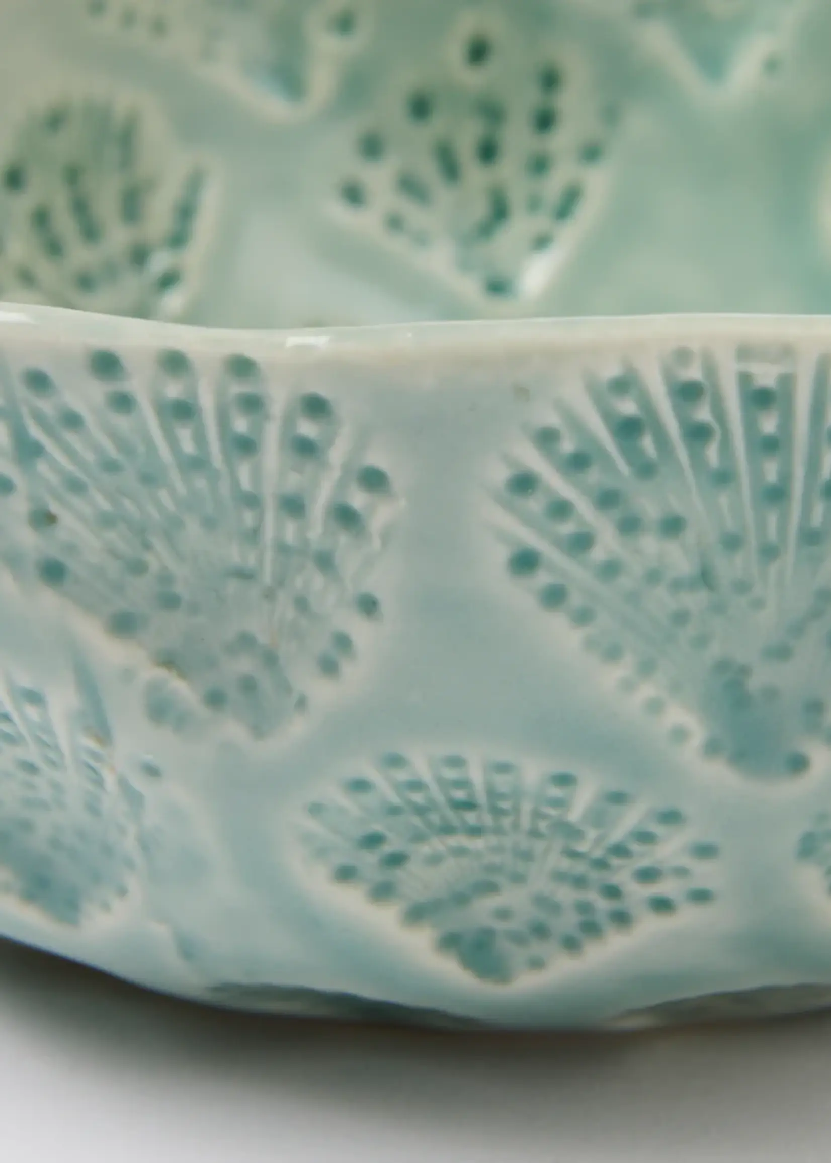 Madras Nautilus Light Blue Snack Bowl