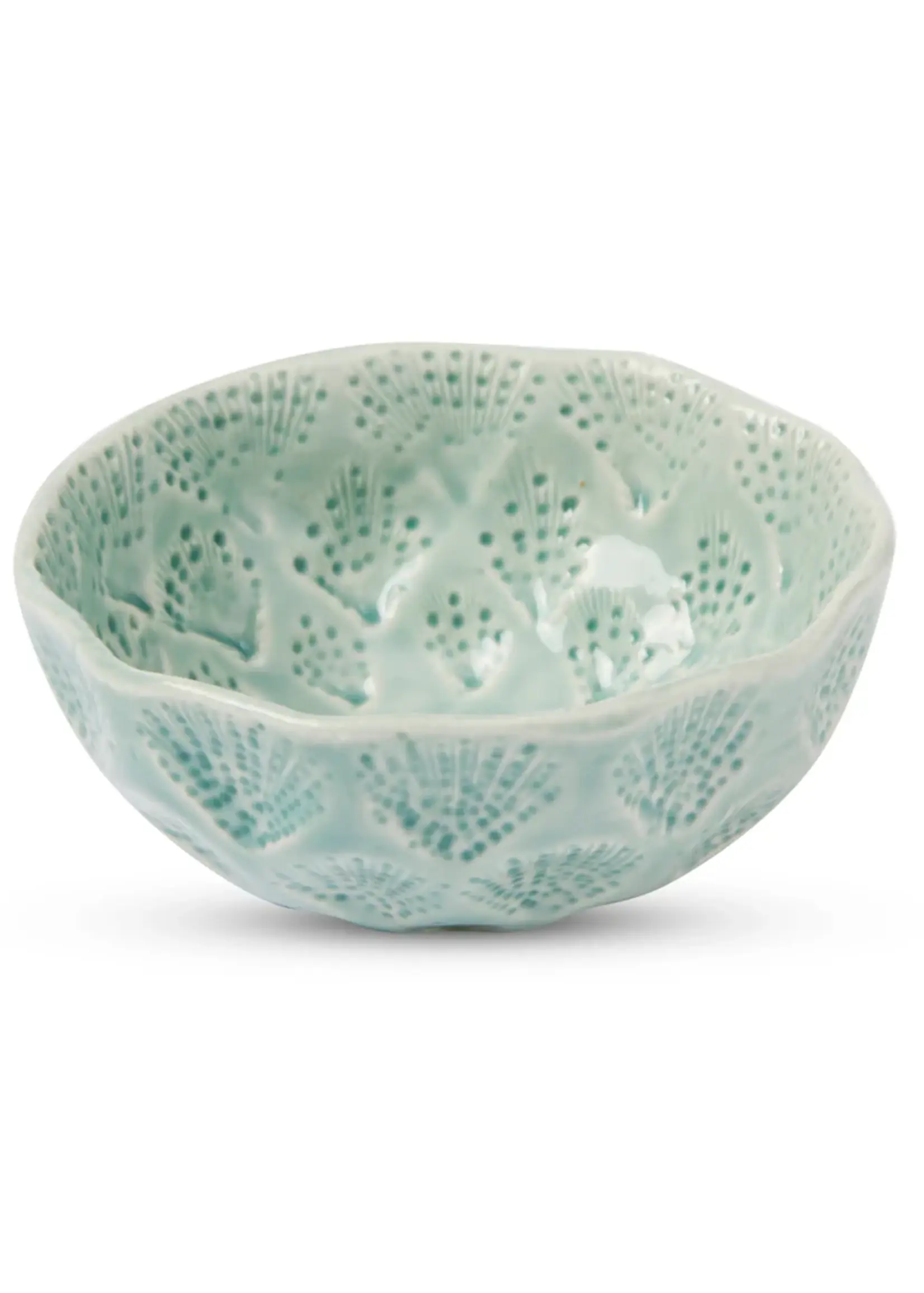 Madras Nautilus Light Blue Snack Bowl