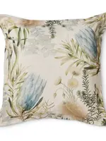 Madras Native Garden Blue Cushion 50cm