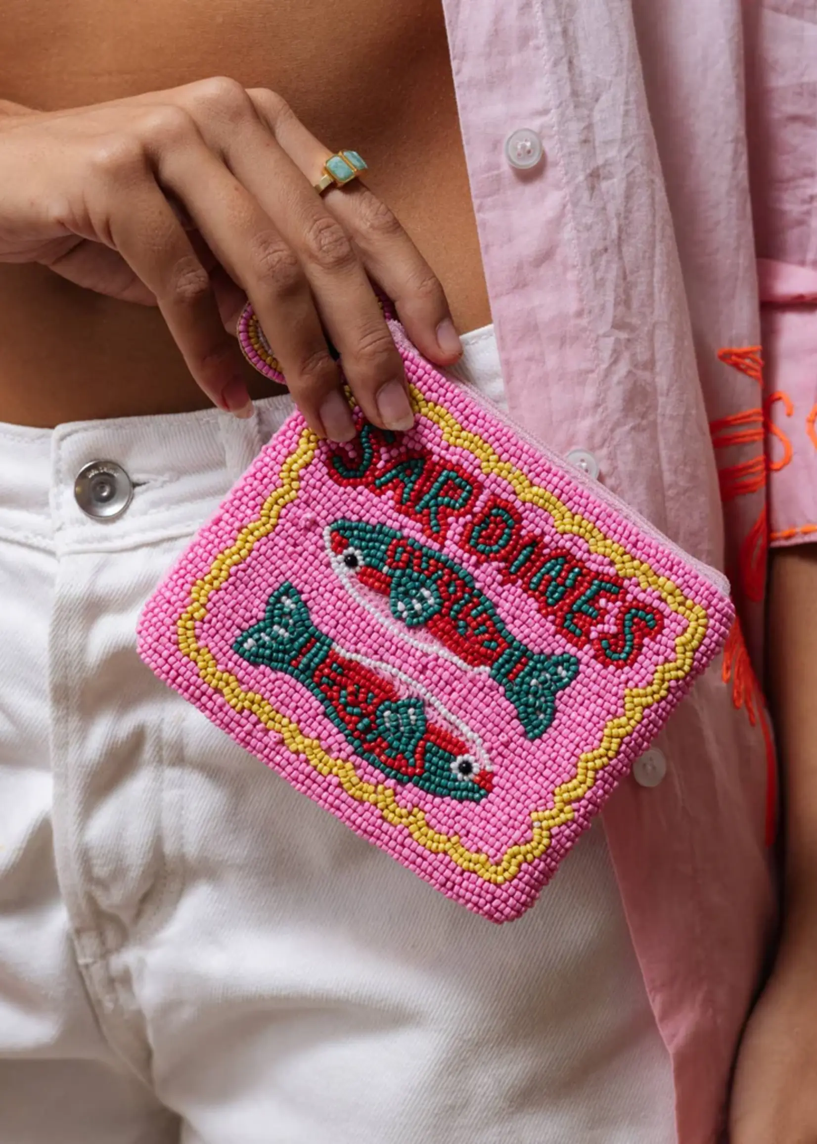 Zoda Beaded Coin Purse