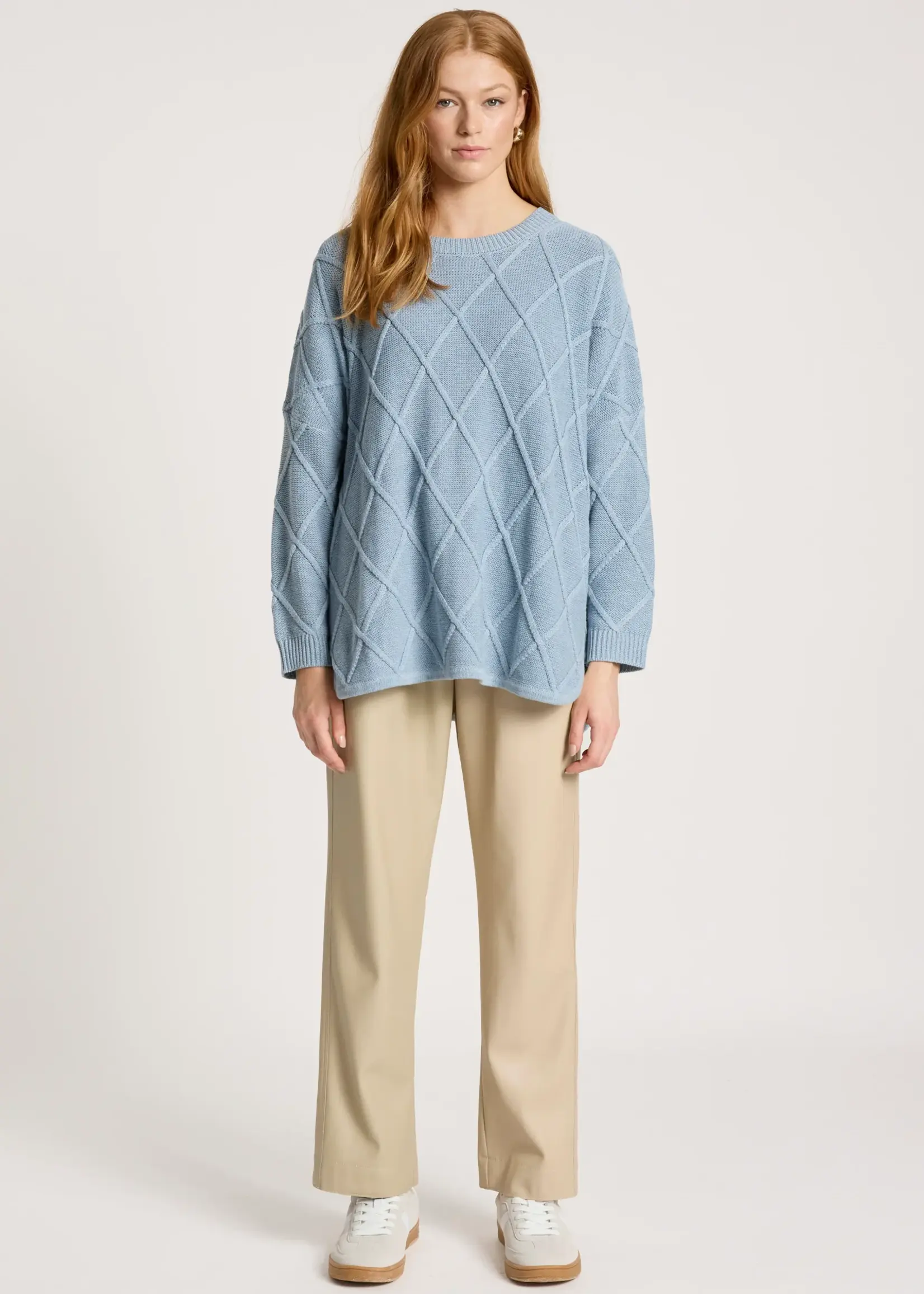 EB & Ive Liora Relaxed Jumper - Lake