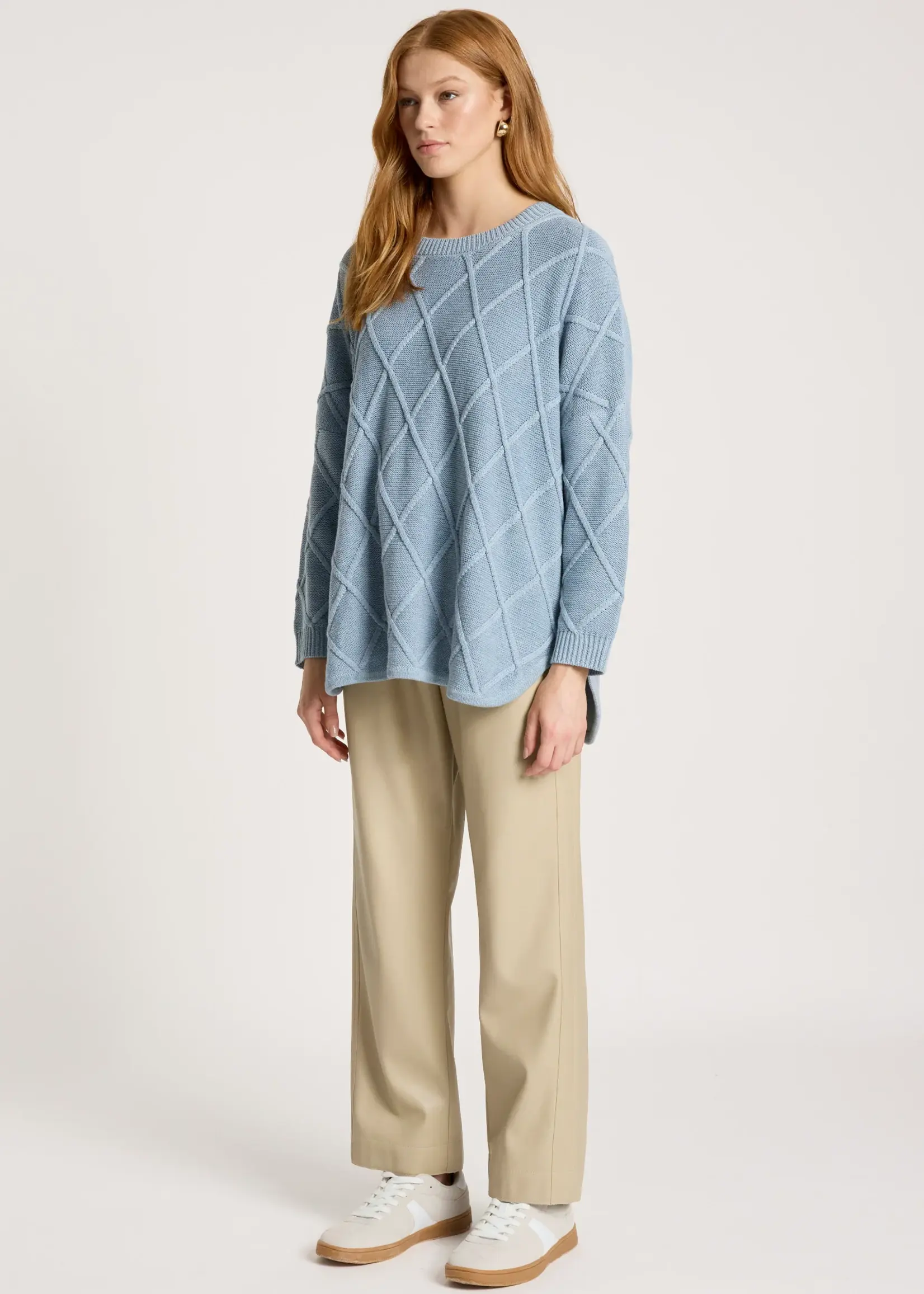 EB & Ive Liora Relaxed Jumper - Lake