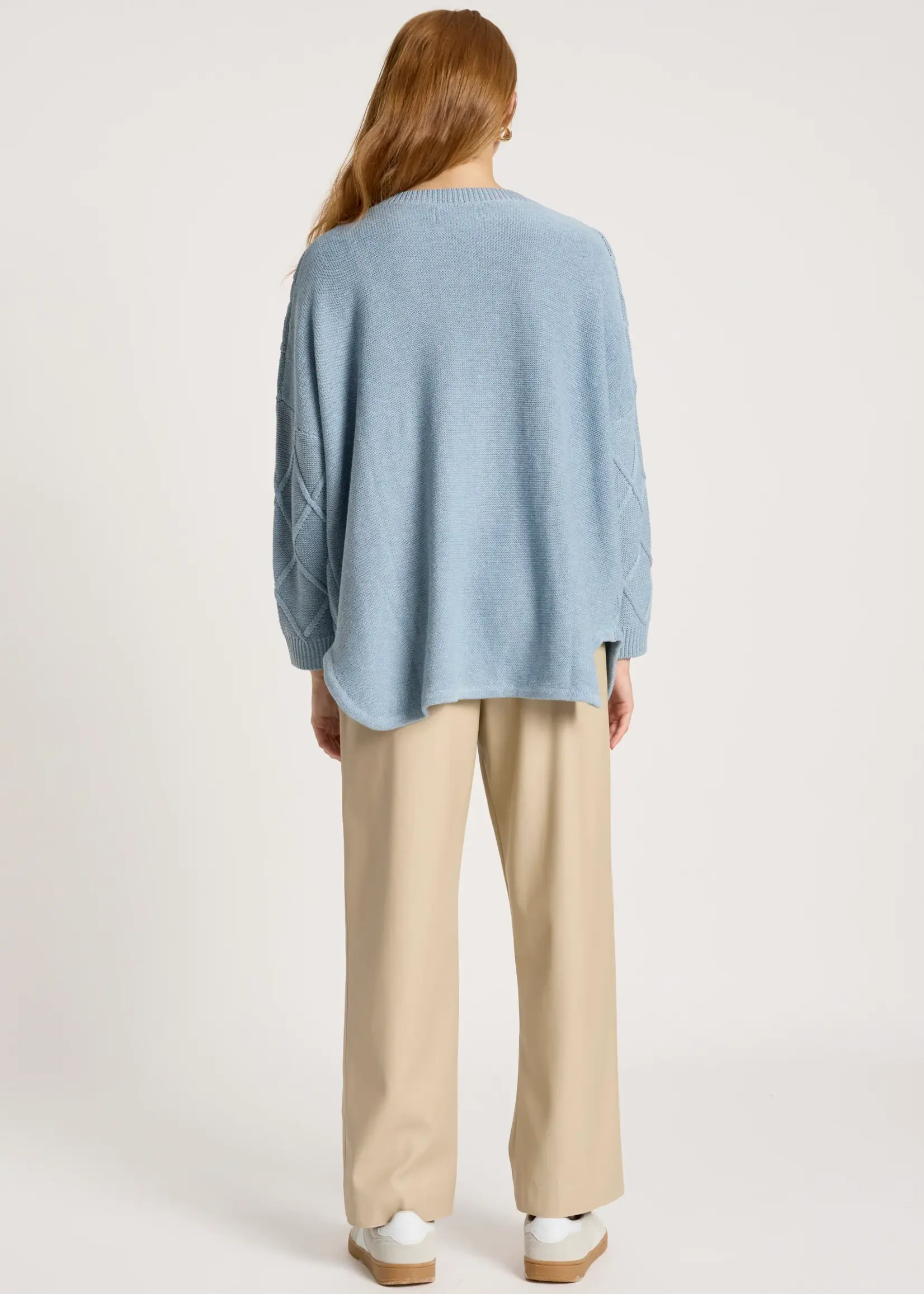 EB & Ive Liora Relaxed Jumper - Lake