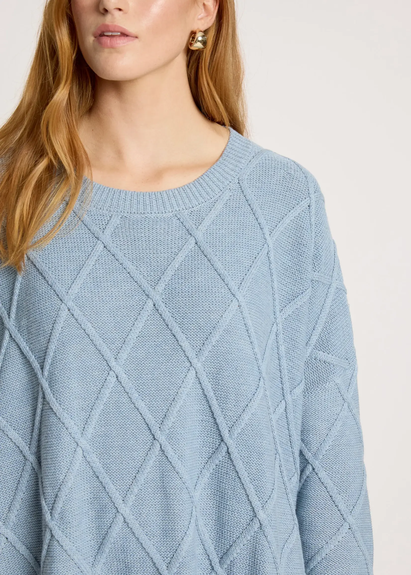 EB & Ive Liora Relaxed Jumper - Lake