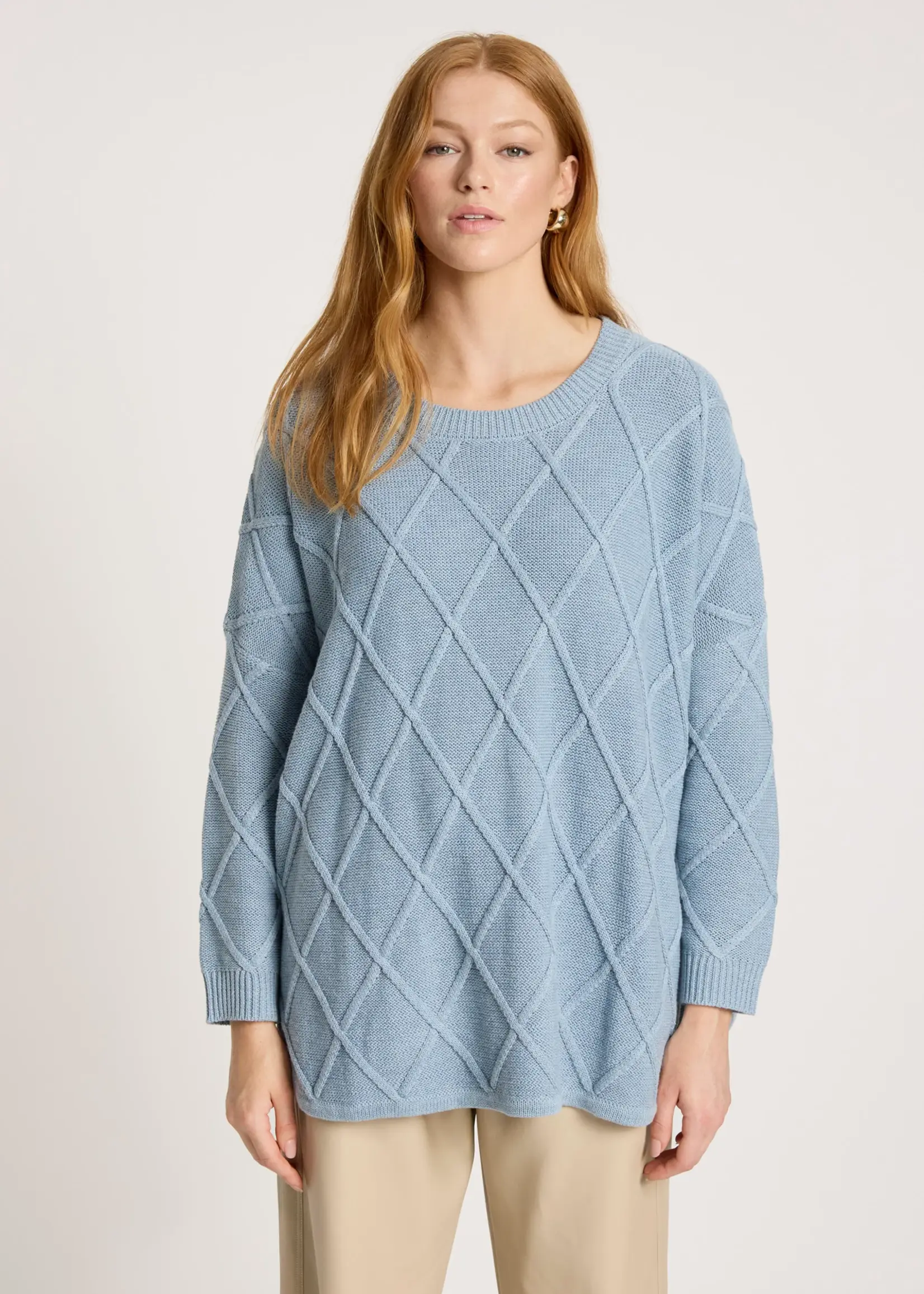 EB & Ive Liora Relaxed Jumper - Lake