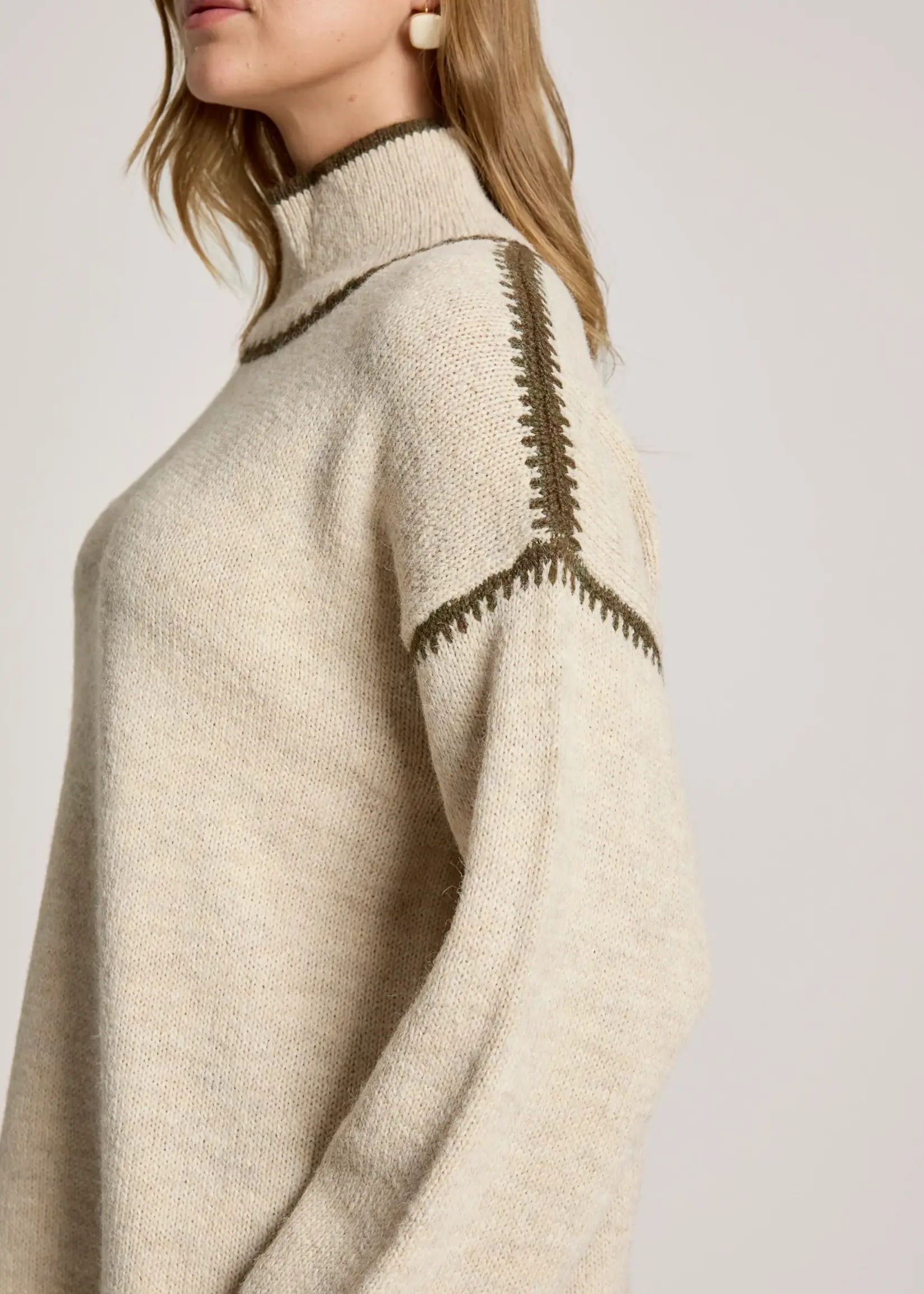EB & Ive Orin Jumper - Dune/Olive