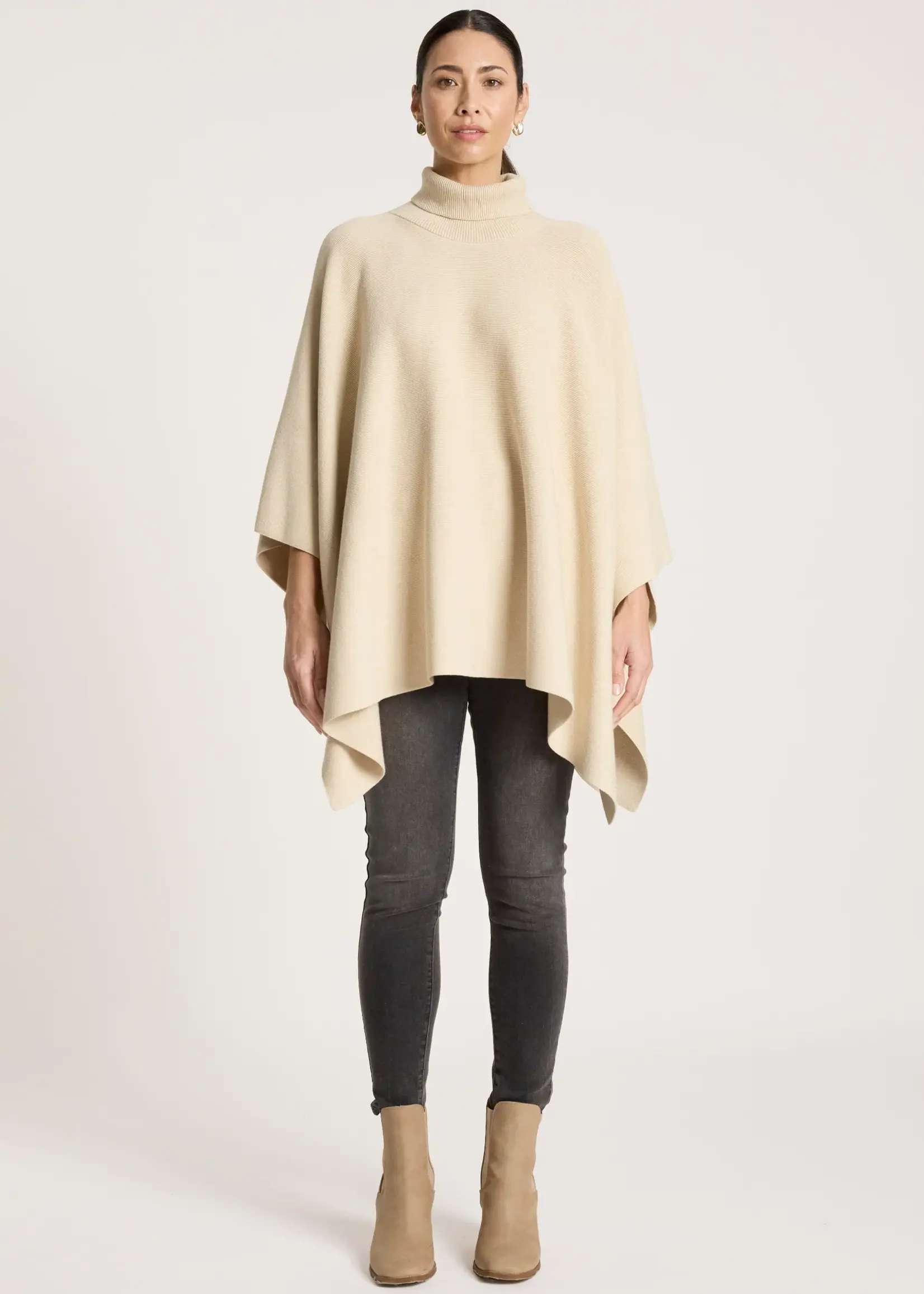 EB & Ive Samira Poncho - Bisque