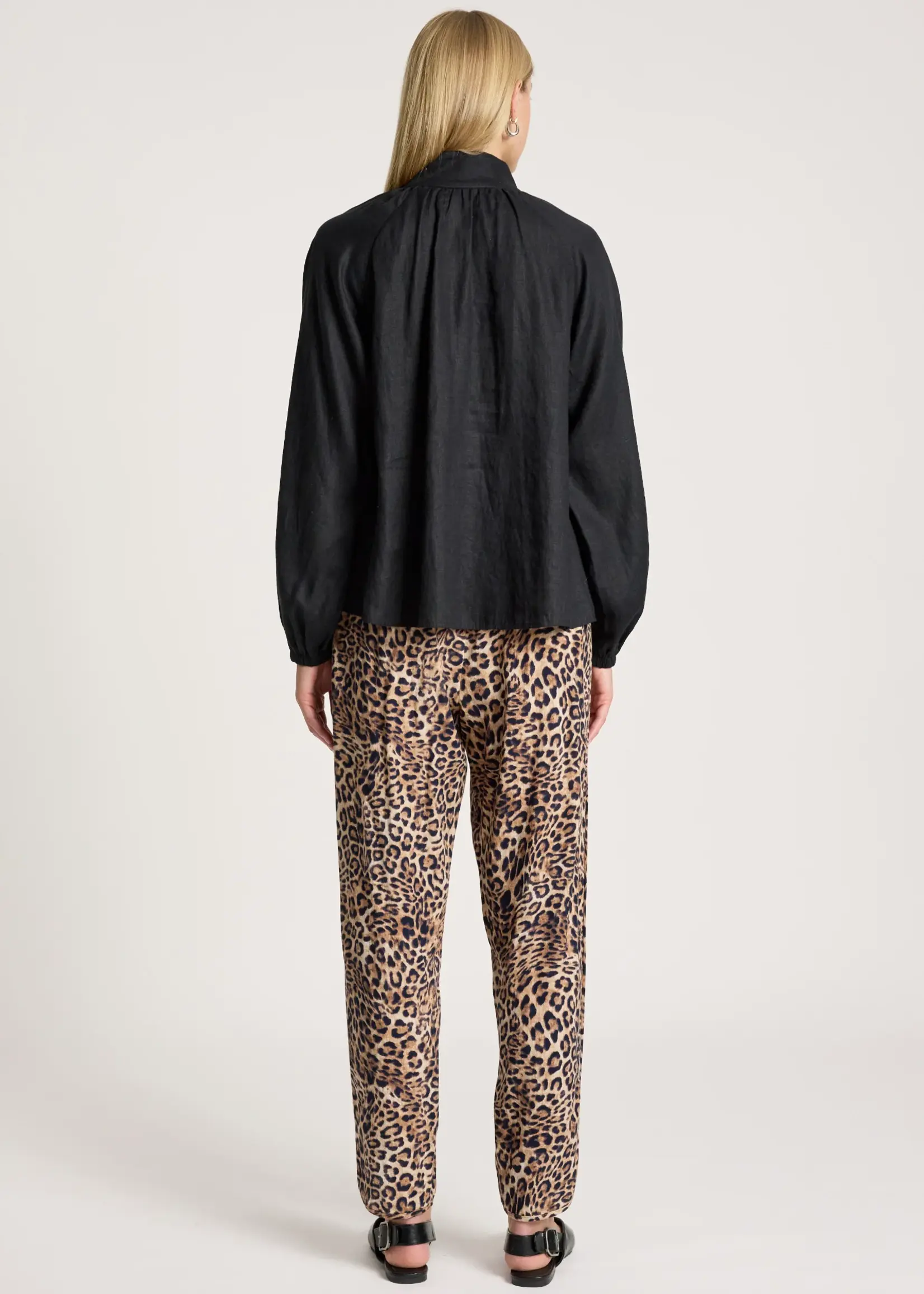 EB & Ive Bajau Button Shirt - Black
