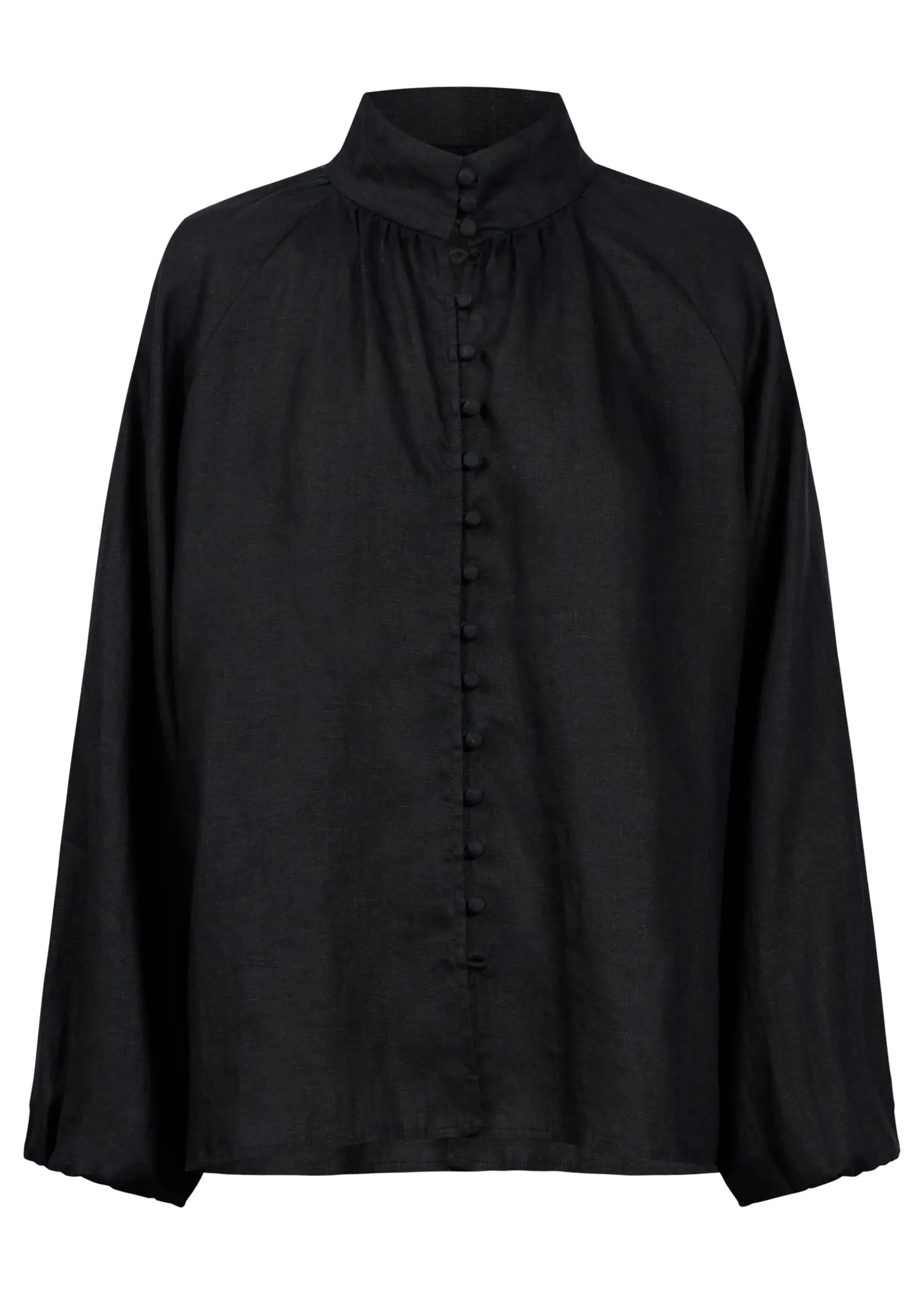 EB & Ive Bajau Button Shirt - Black