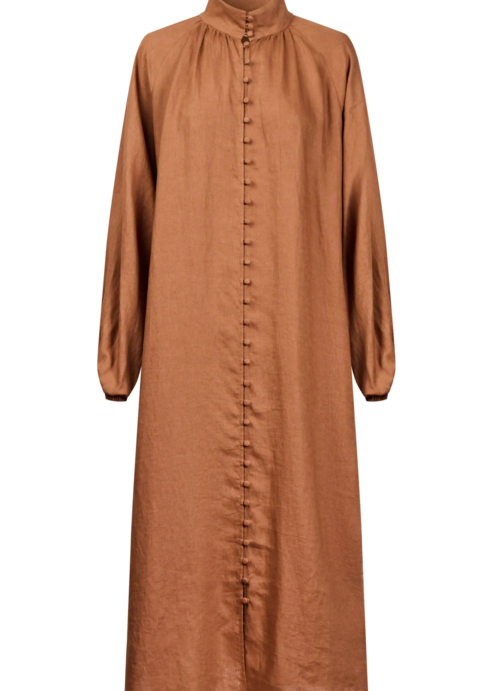 EB & Ive Bajau Button Dress - Clay