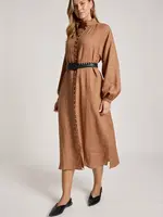 EB & Ive Bajau Button Dress - Clay