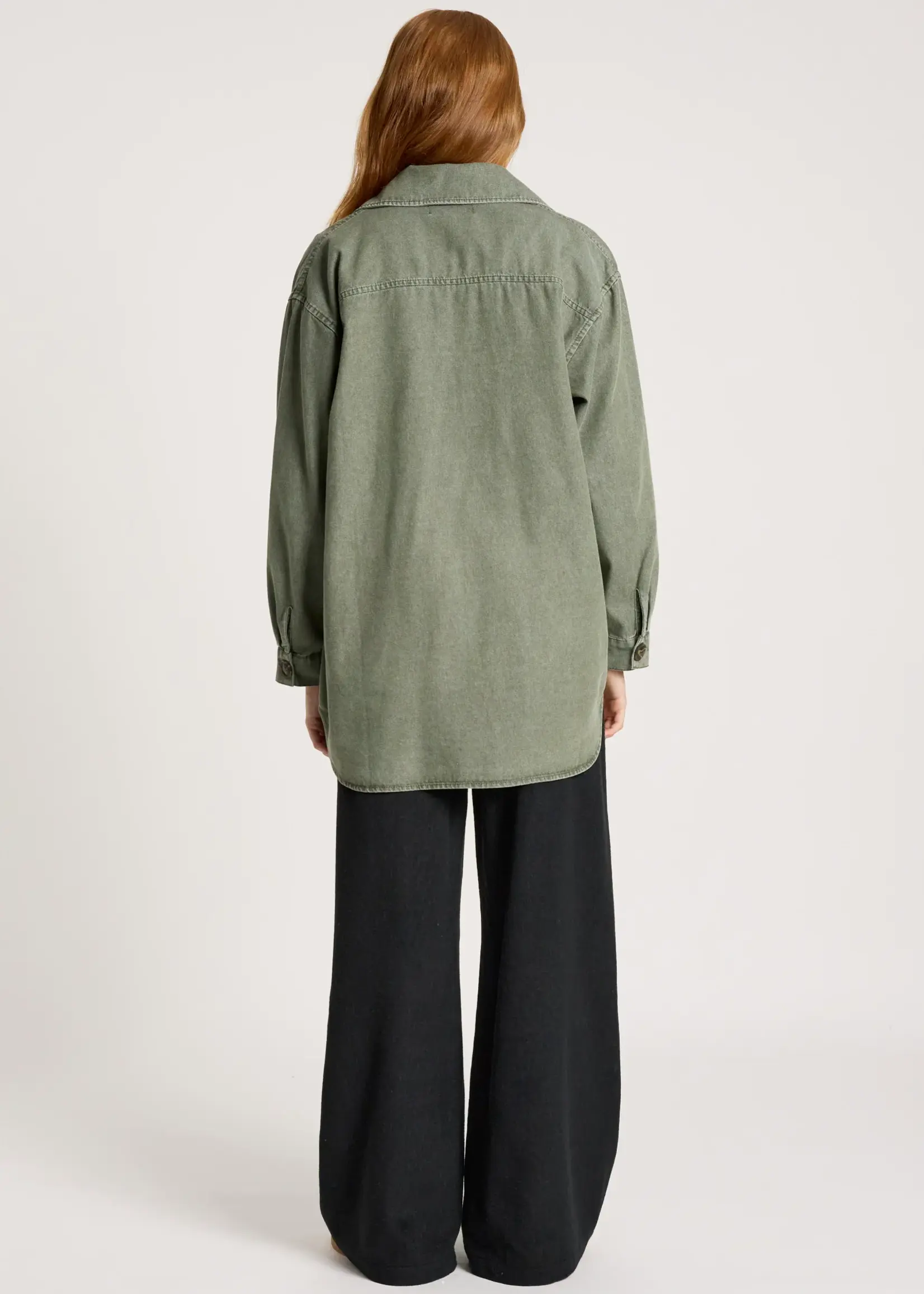 EB & Ive Bodhi Denim Jacket - Olive