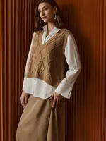 EB & Ive Liora Knit Vest - Mocha