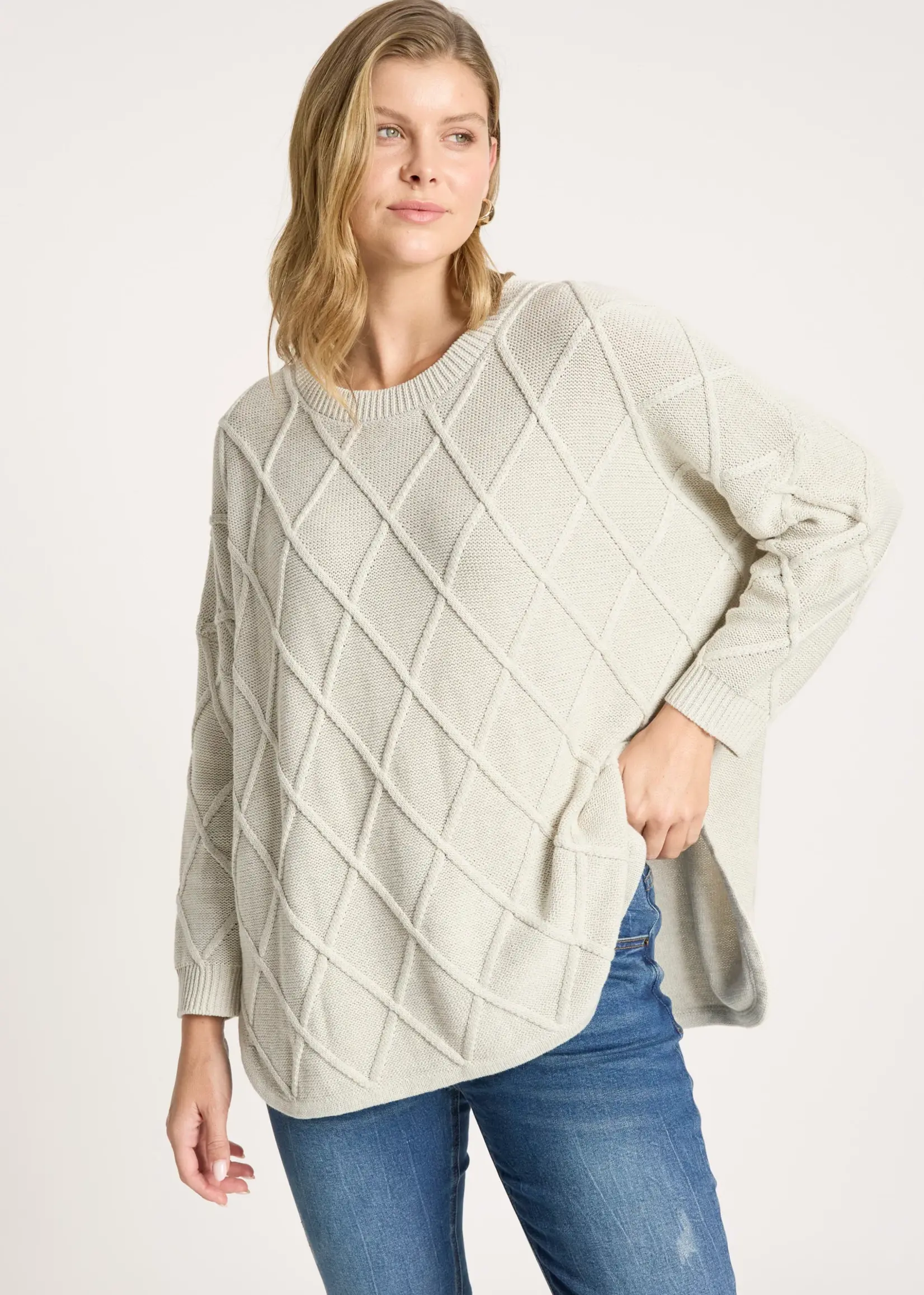 EB & Ive Liora Relaxed Jumper - Bisque