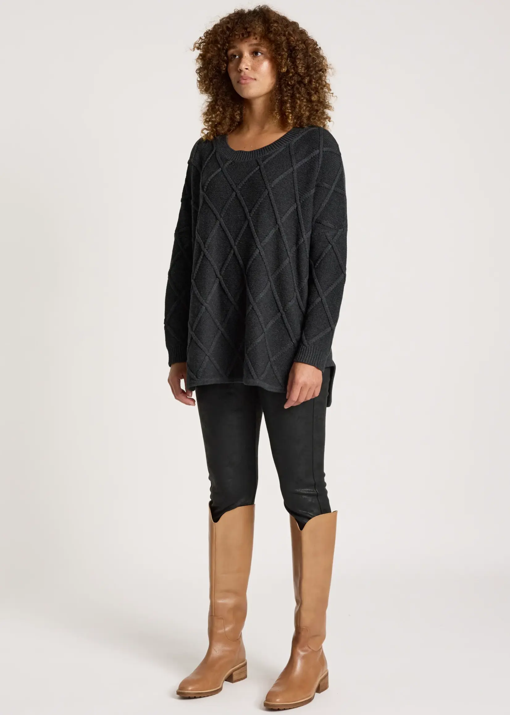 EB & Ive Liora Relaxed Jumper - Char