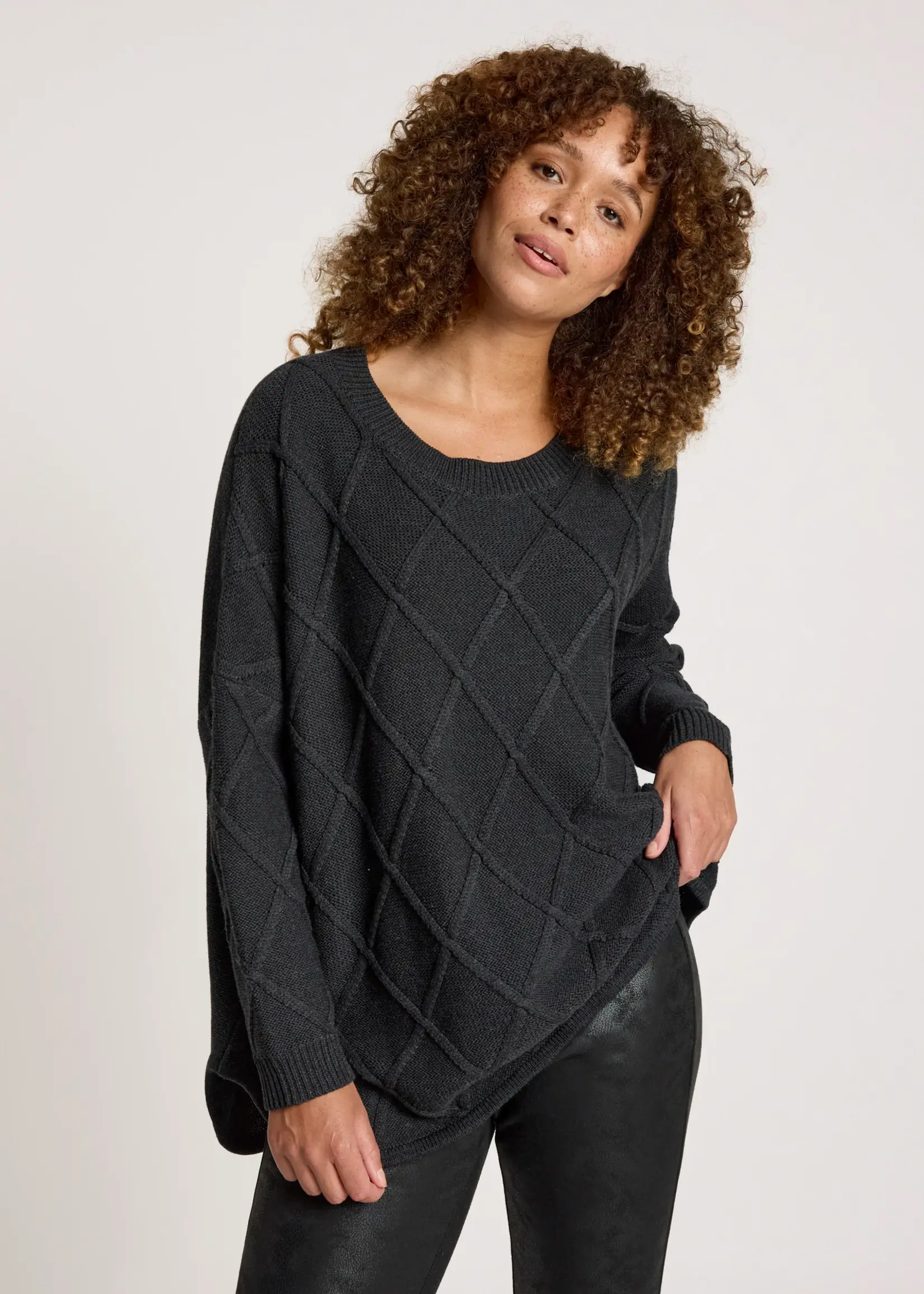 EB & Ive Liora Relaxed Jumper - Char