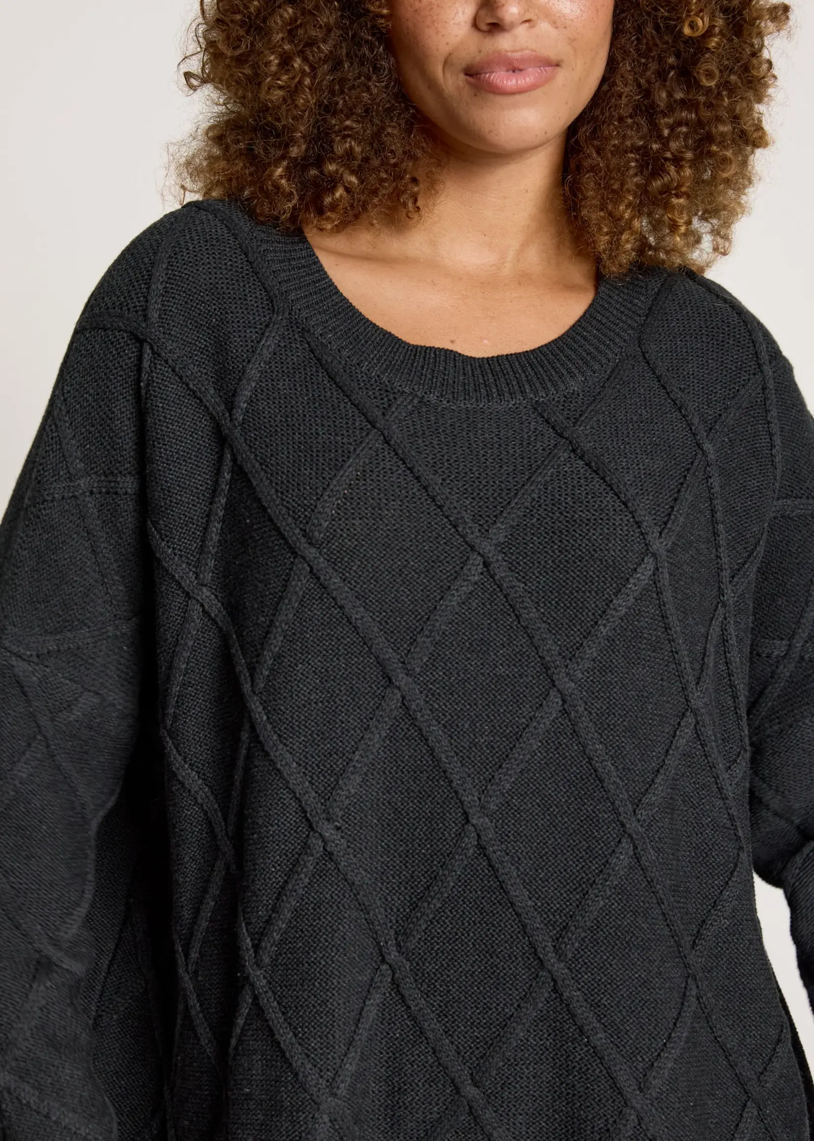 EB & Ive Liora Relaxed Jumper - Char