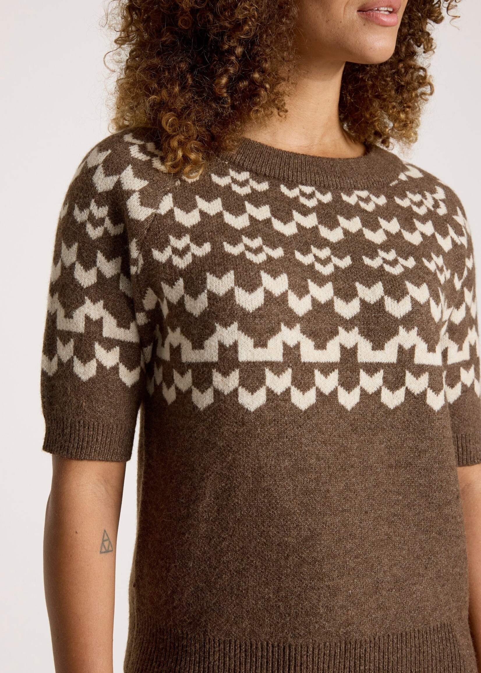 EB & Ive Maasai Knit Top - Coco/Dune