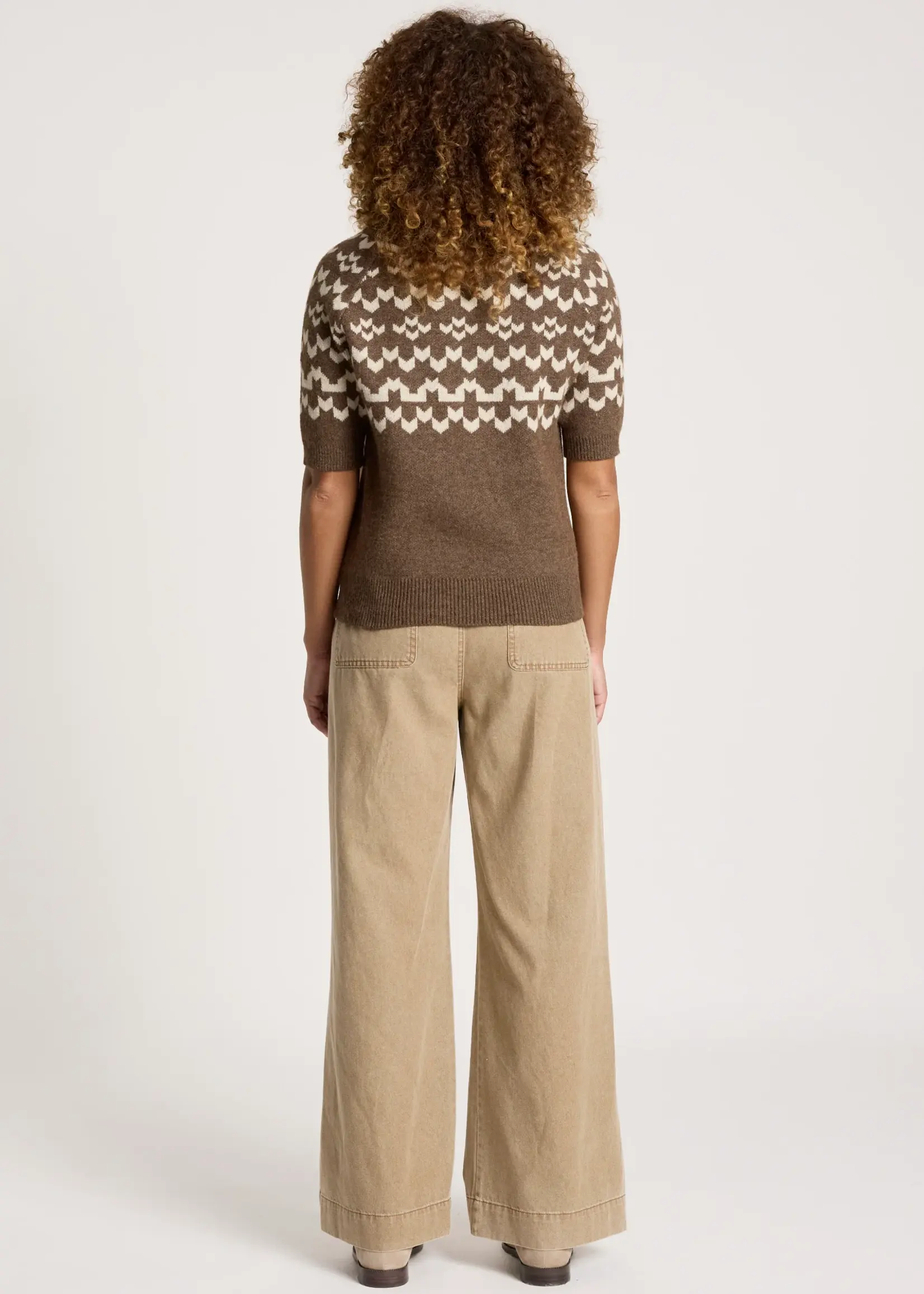 EB & Ive Maasai Knit Top - Coco/Dune