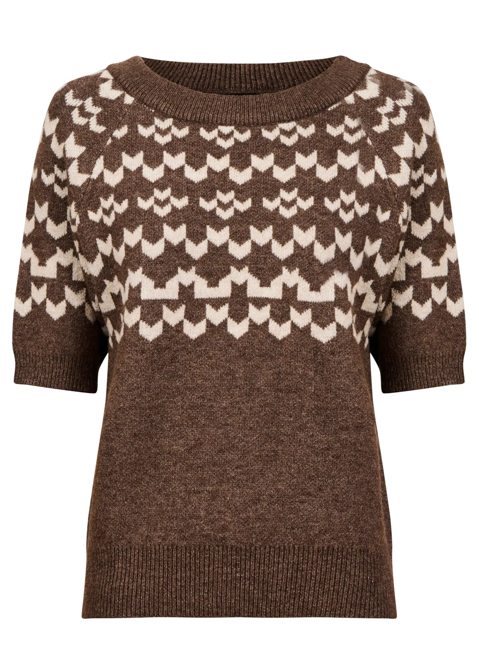 EB & Ive Maasai Knit Top - Coco/Dune