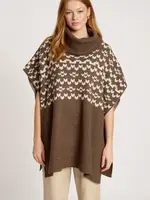EB & Ive Maasai Poncho - Cocoa/Dune