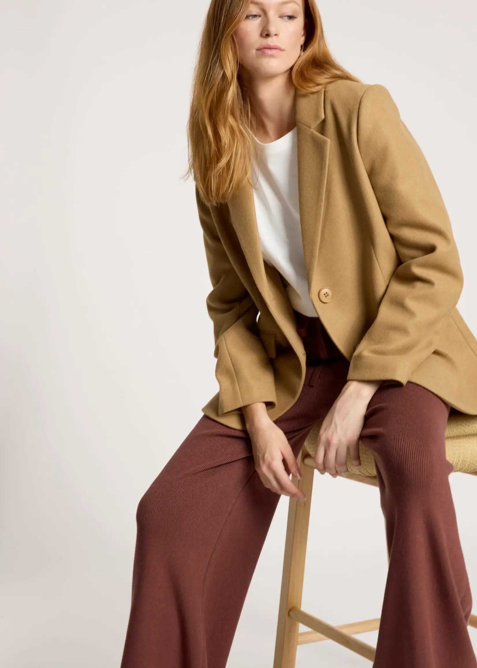 EB & Ive Sable Blazer - Mocha