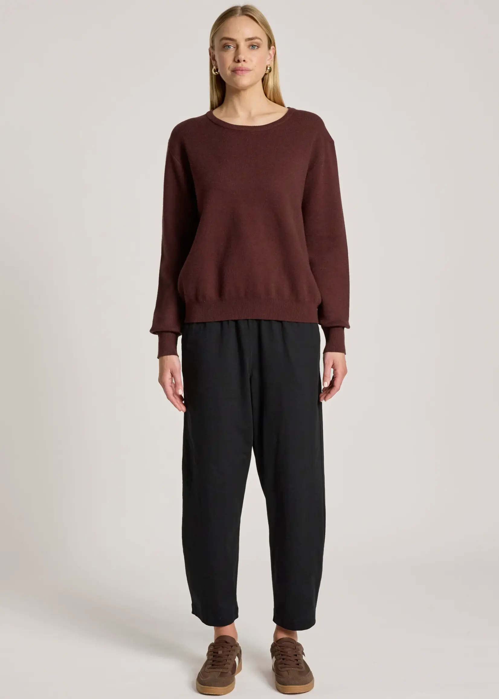 EB & Ive Zala Jumper - Mahogany
