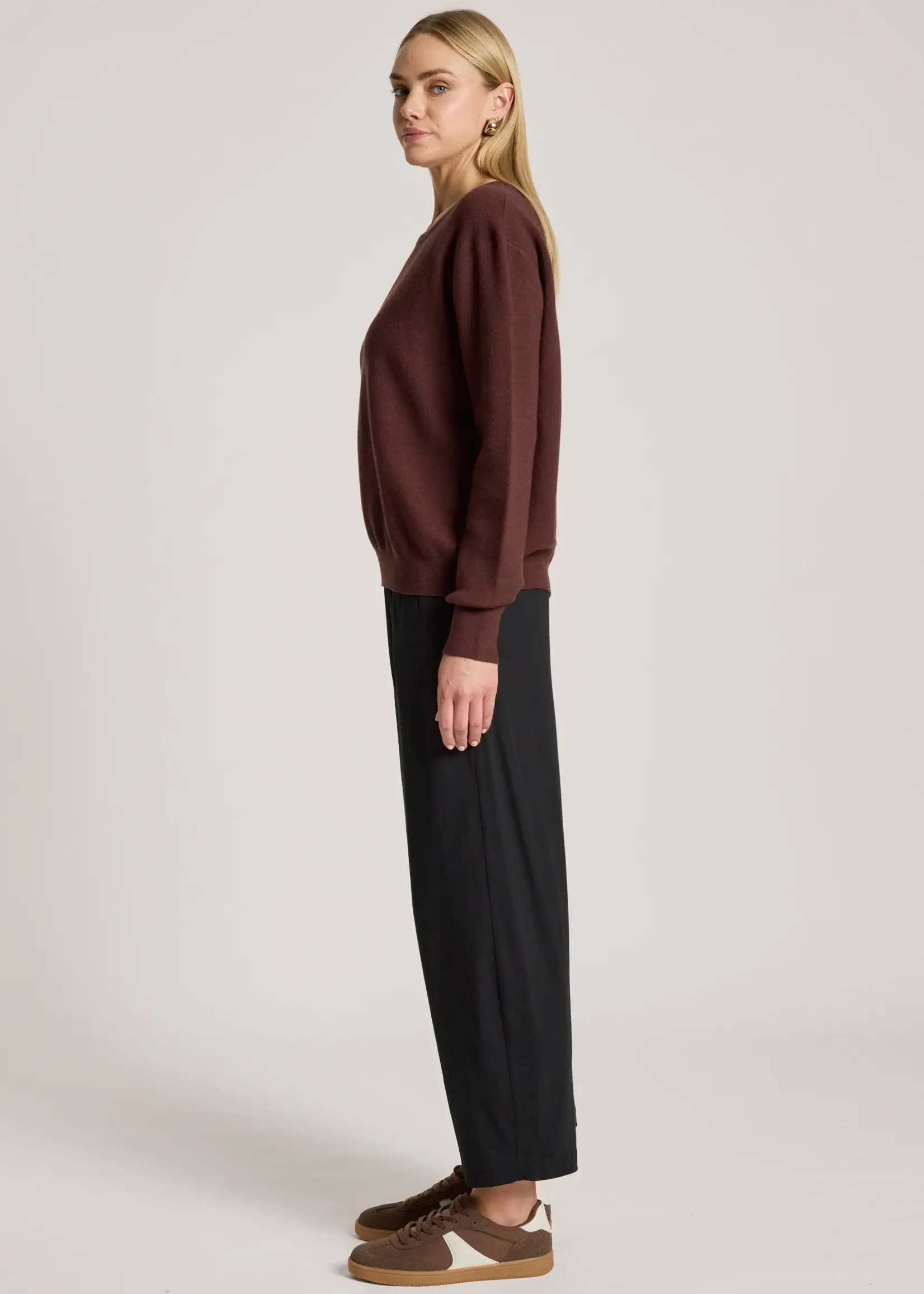 EB & Ive Zala Jumper - Mahogany