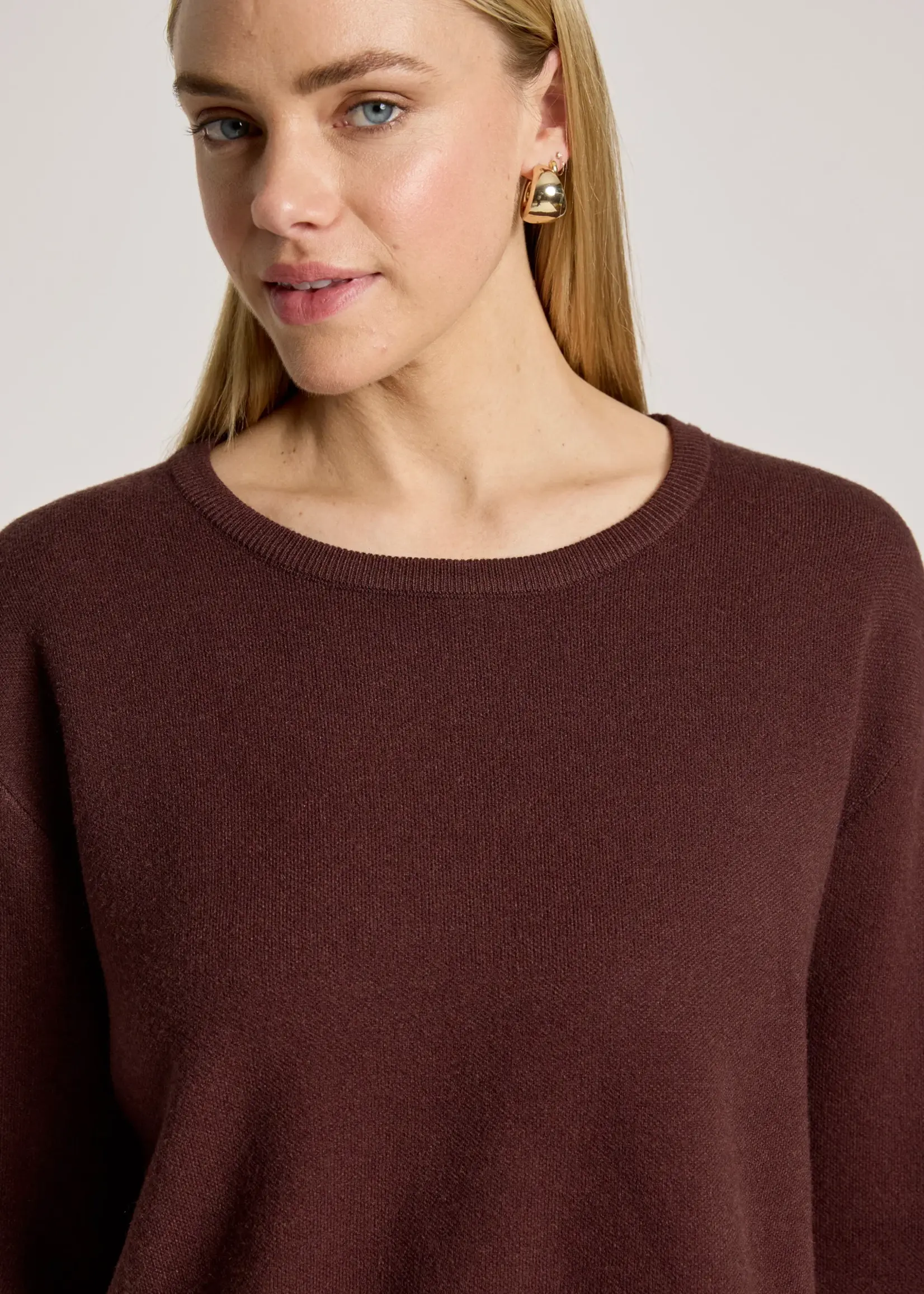EB & Ive Zala Jumper - Mahogany