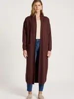 EB & Ive Zala Cardigan - Mahogany