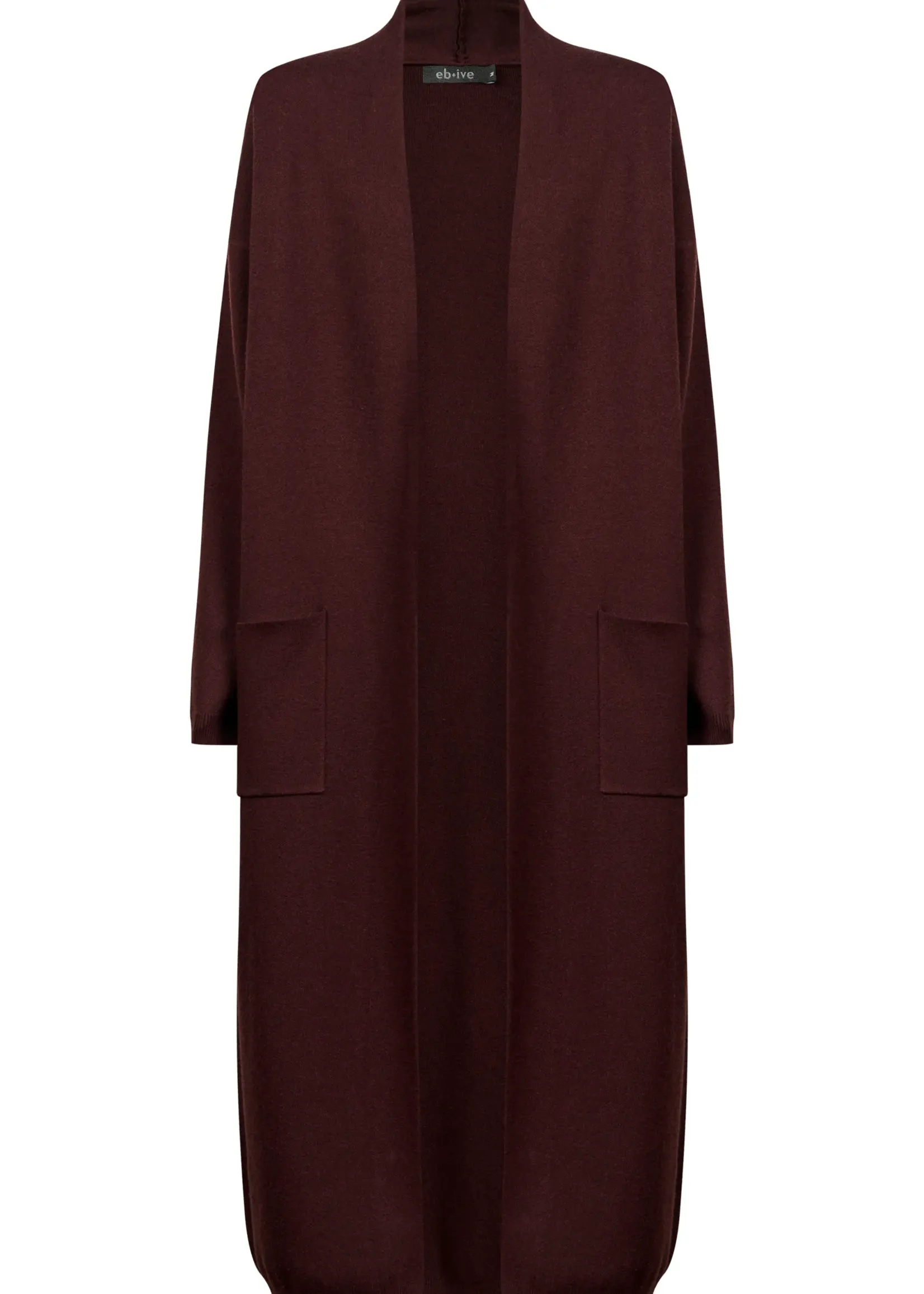 EB & Ive Zala Cardigan - Mahogany